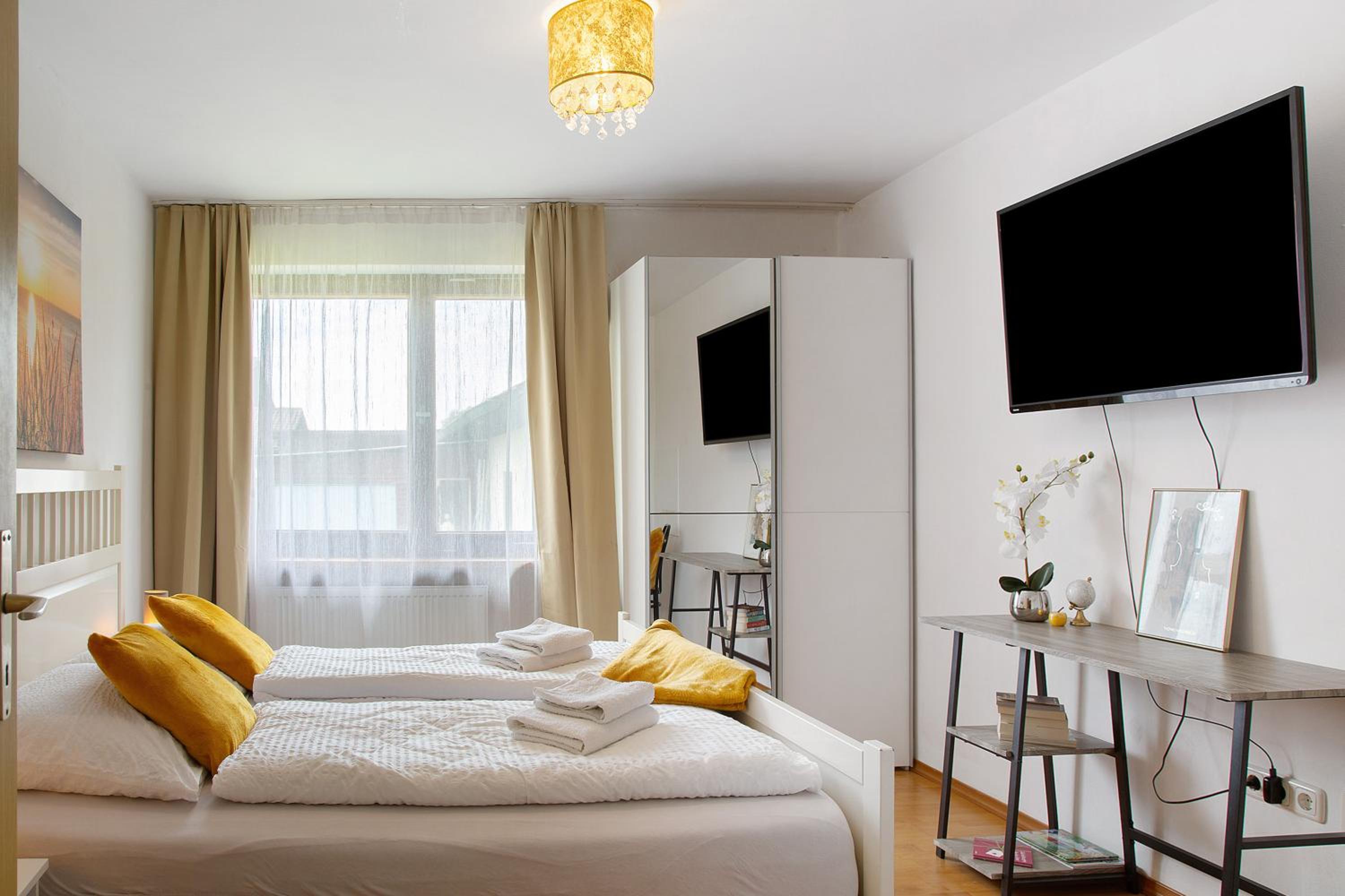 One-Bedroom Apartment with Garden View