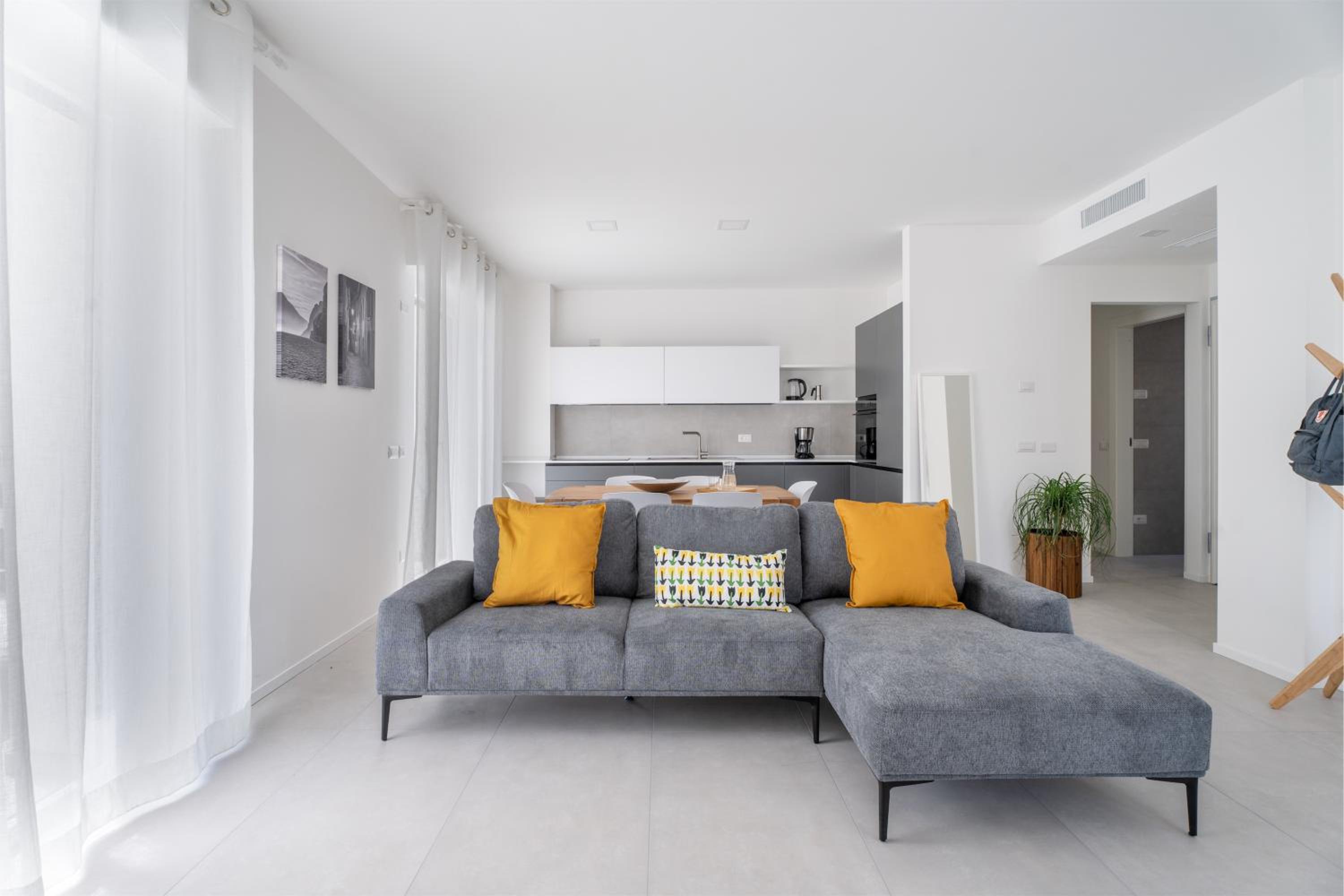 Three-Bedroom Apartment with Balcony