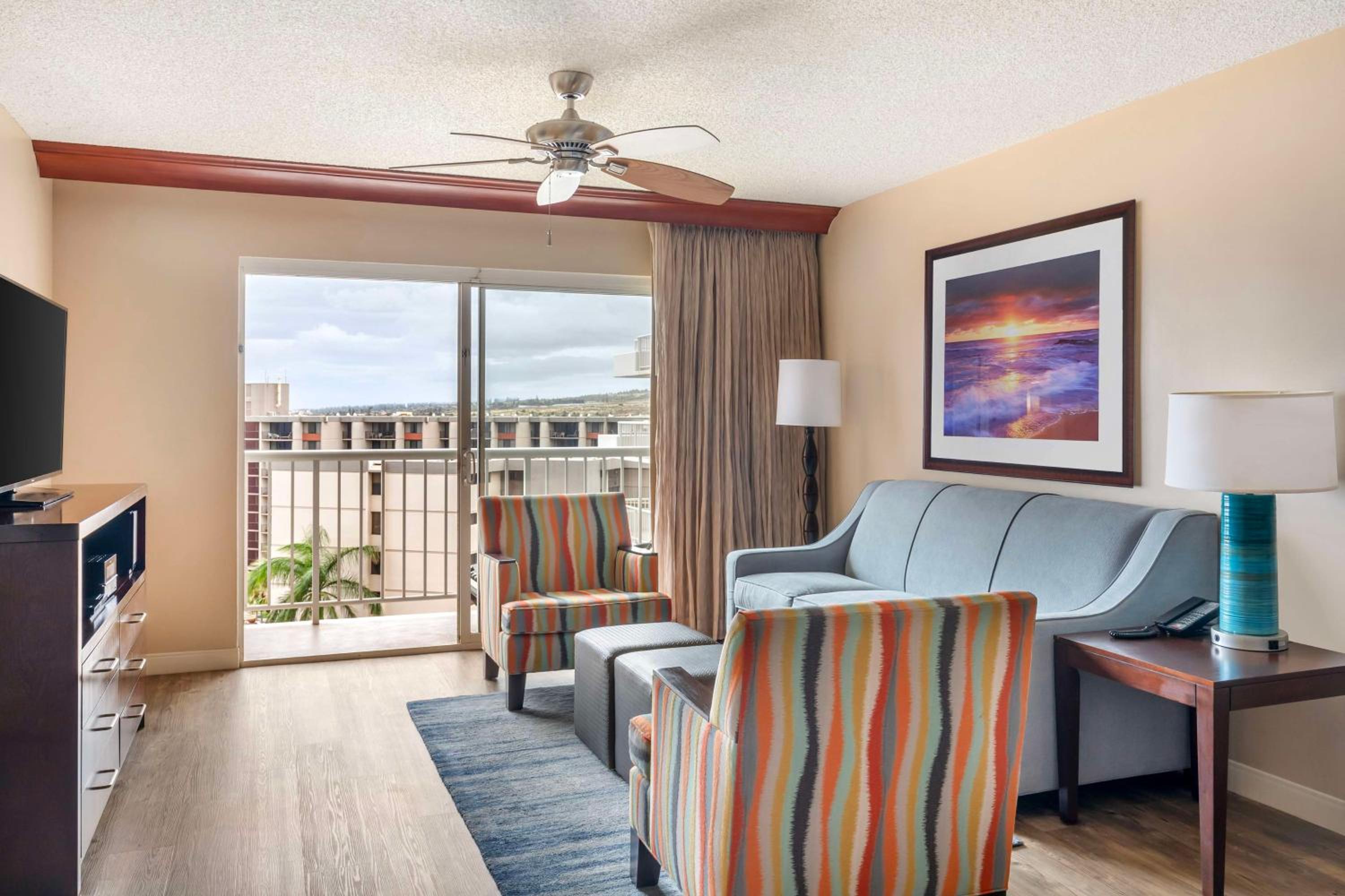 One-Bedroom King Suite with Balcony - Partial Ocean View
