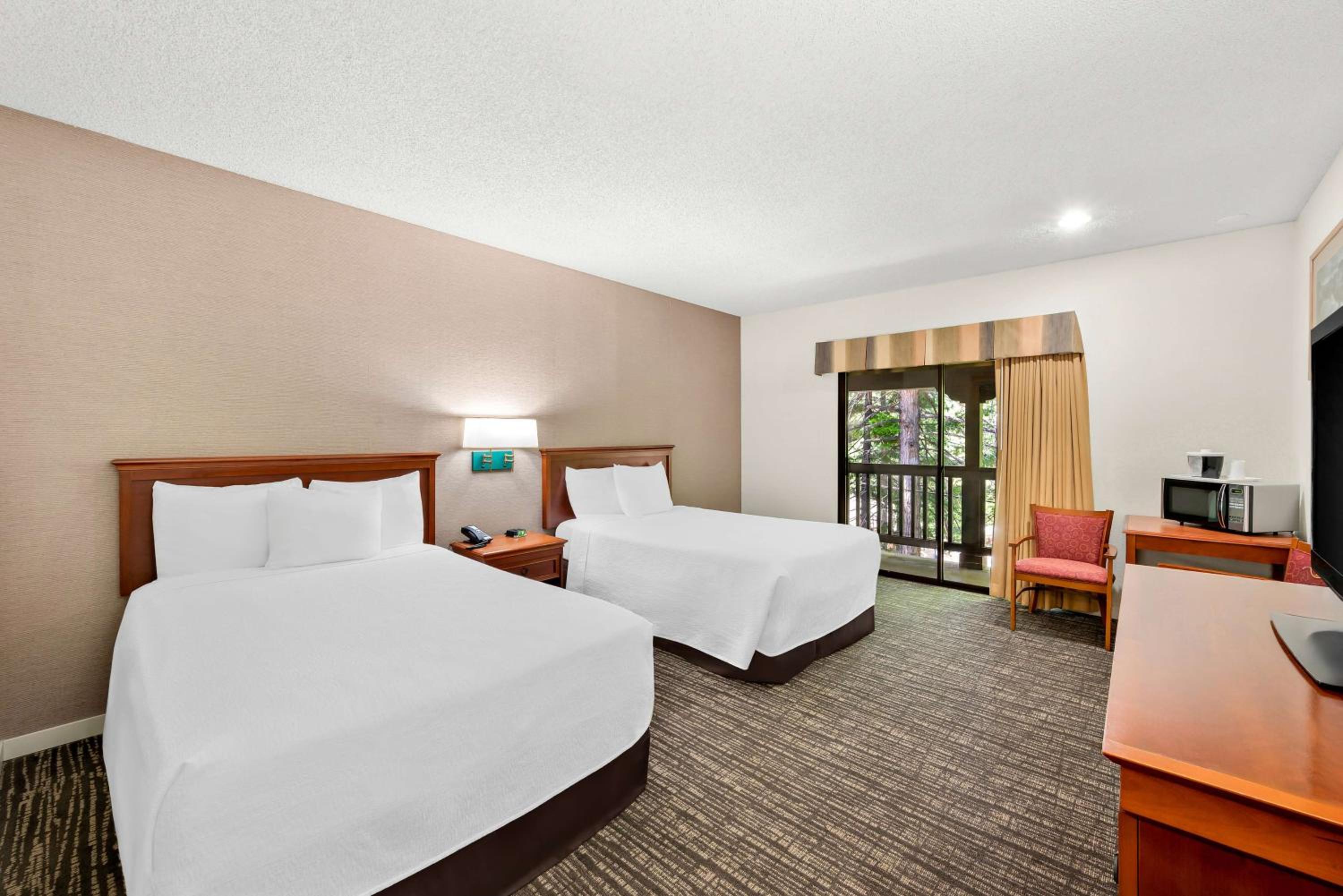 Double Room with Two Double Beds and Walk-In Shower - Disability Access/Non-Smoking photo 3