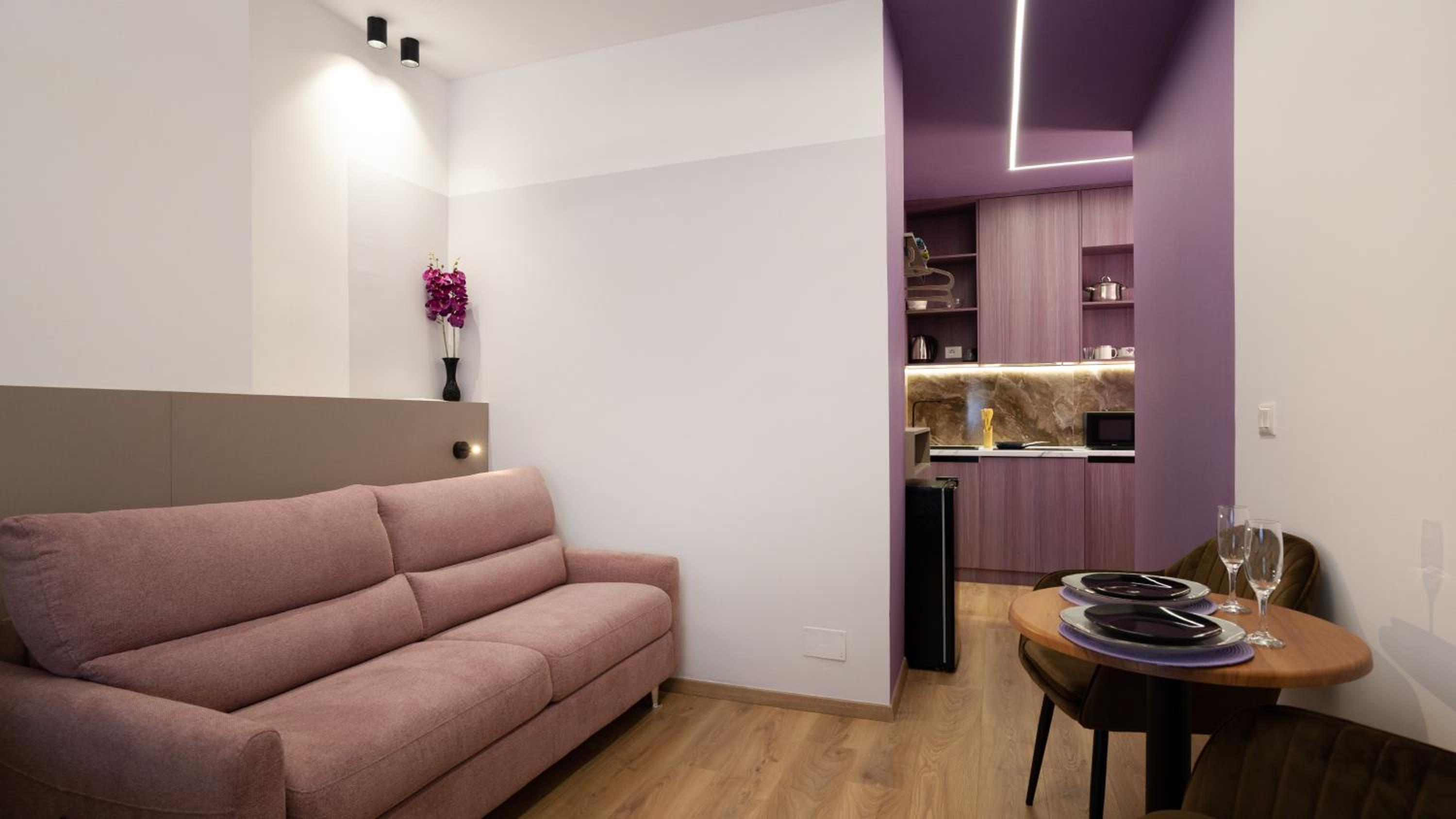 Deluxe One-Bedroom Apartment with City View