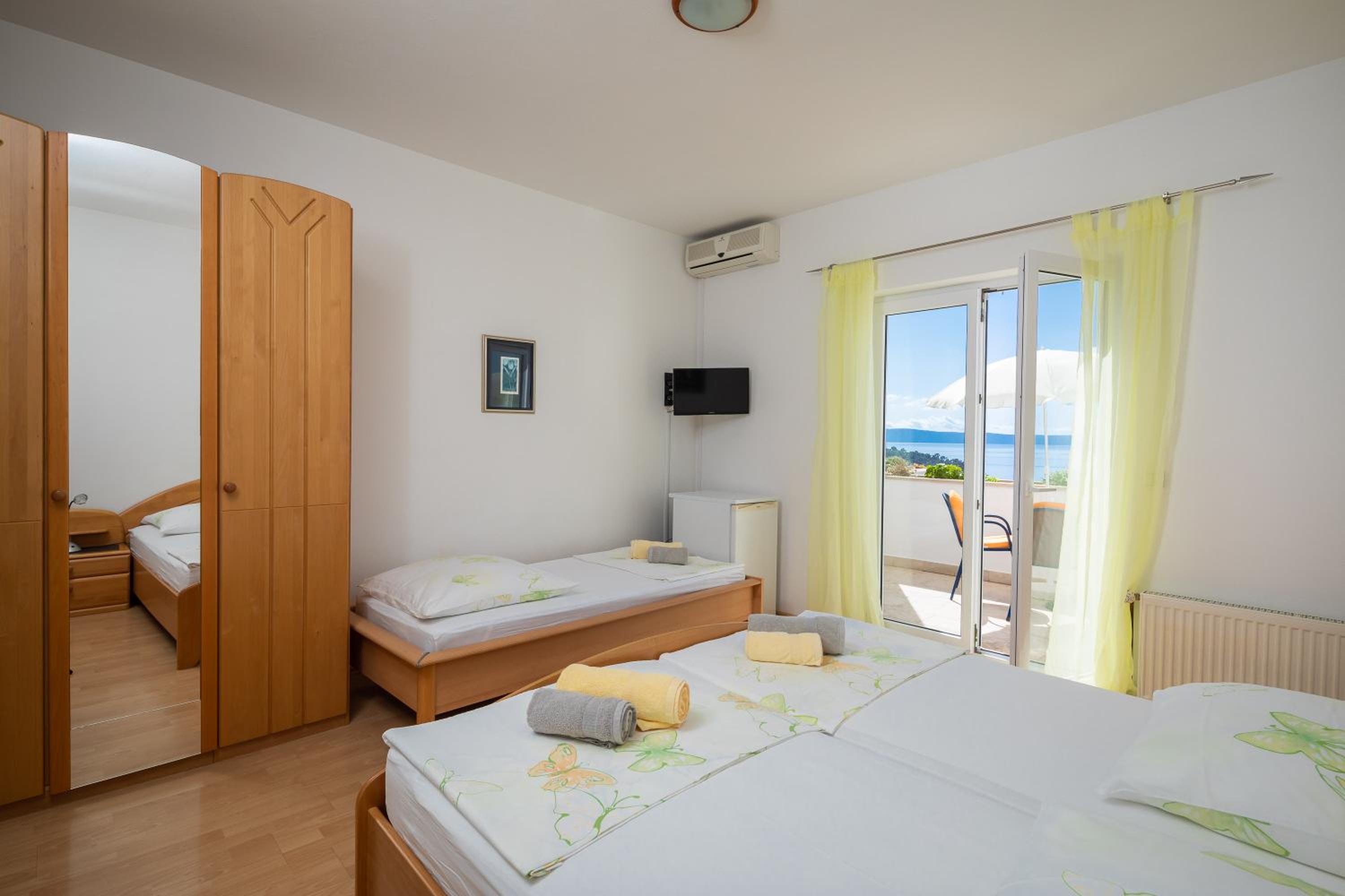 Quarto Duplo Deluxe com Varanda e Vista para o Mar