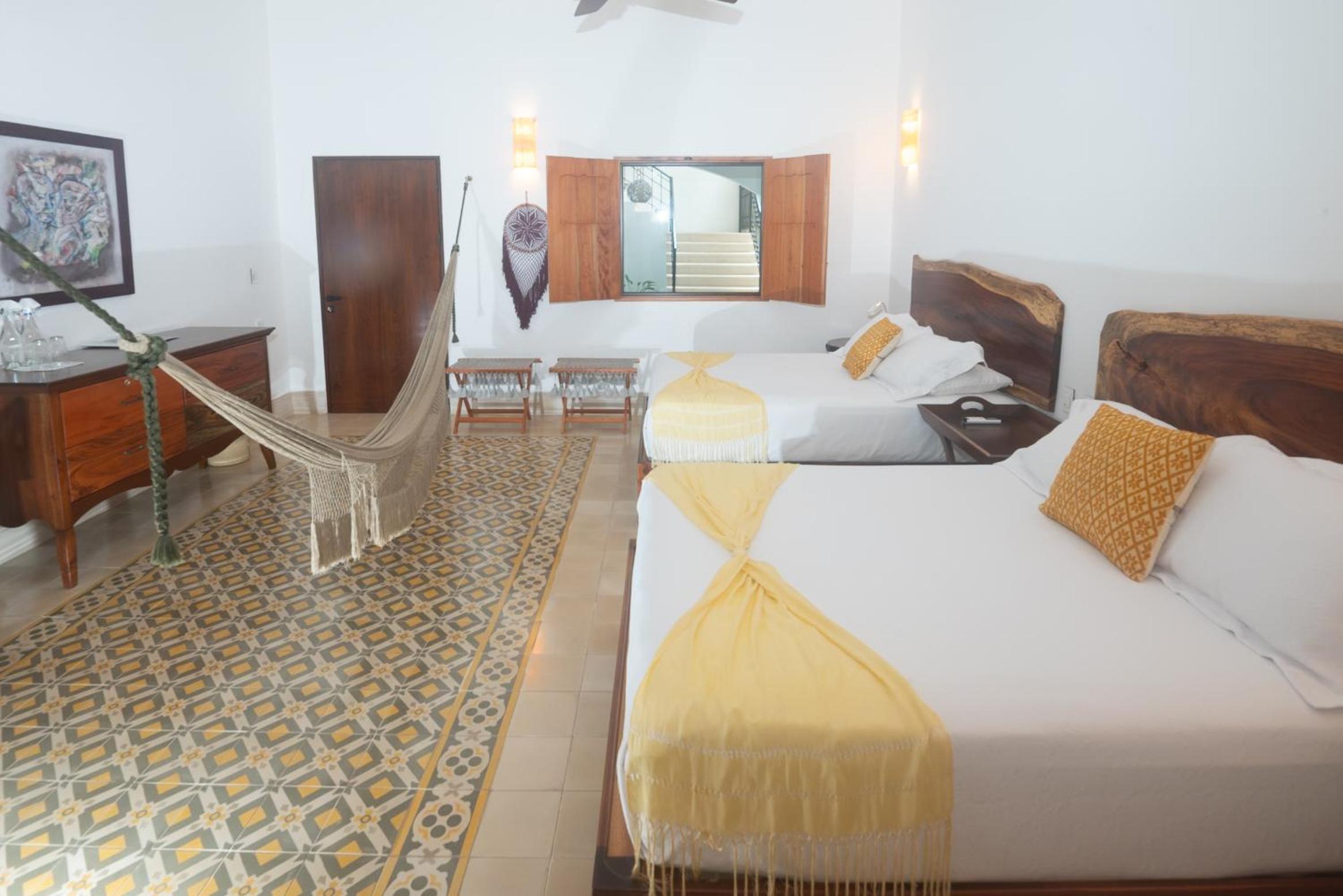 Superior room with two double beds - disability access -building 2