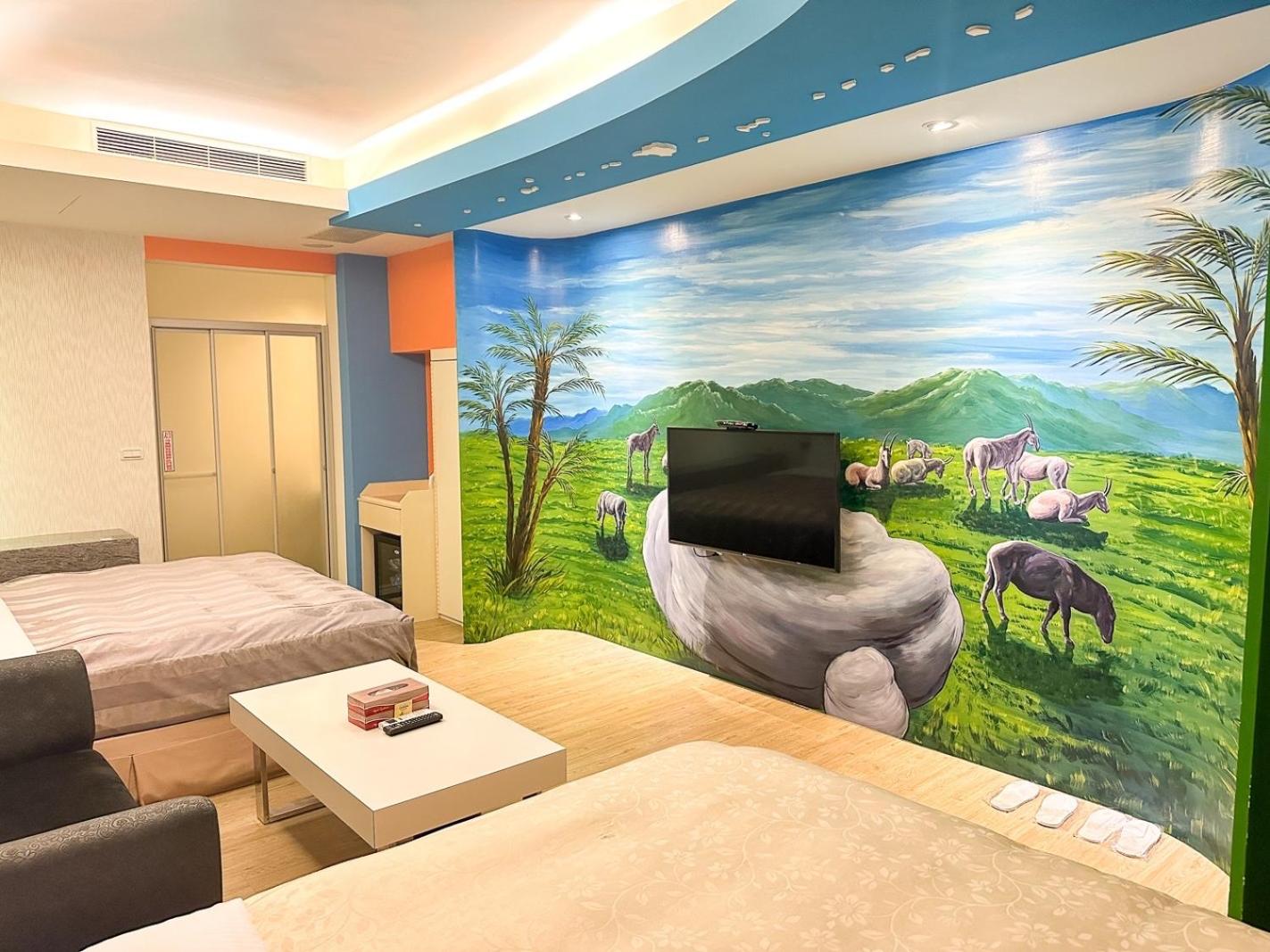 Themed Quadruple Room with Private Parking (Check-in at 18:00) photo 2