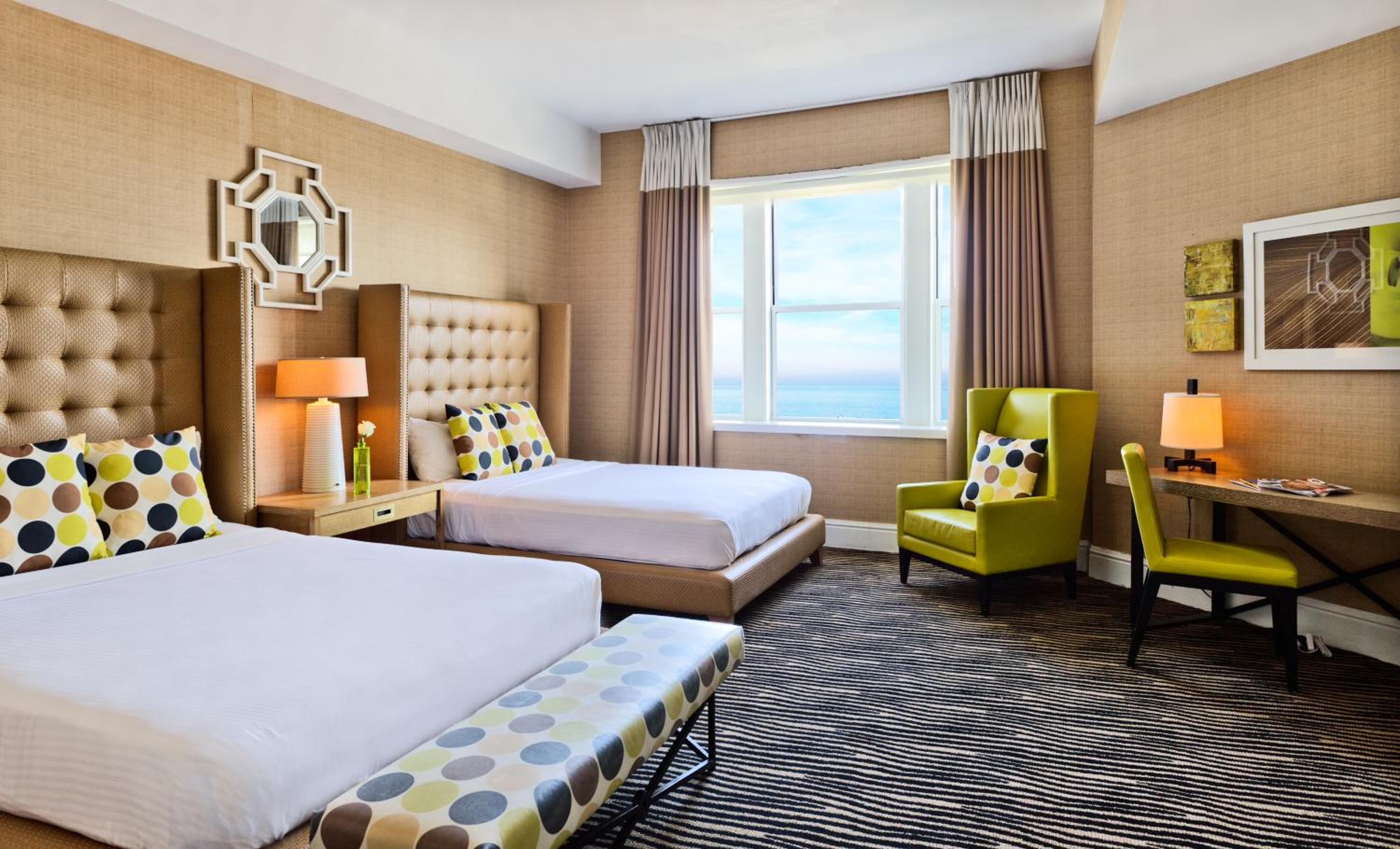 Deluxe Queen Room with Two Queen Beds - Ocean View  - Photo 1