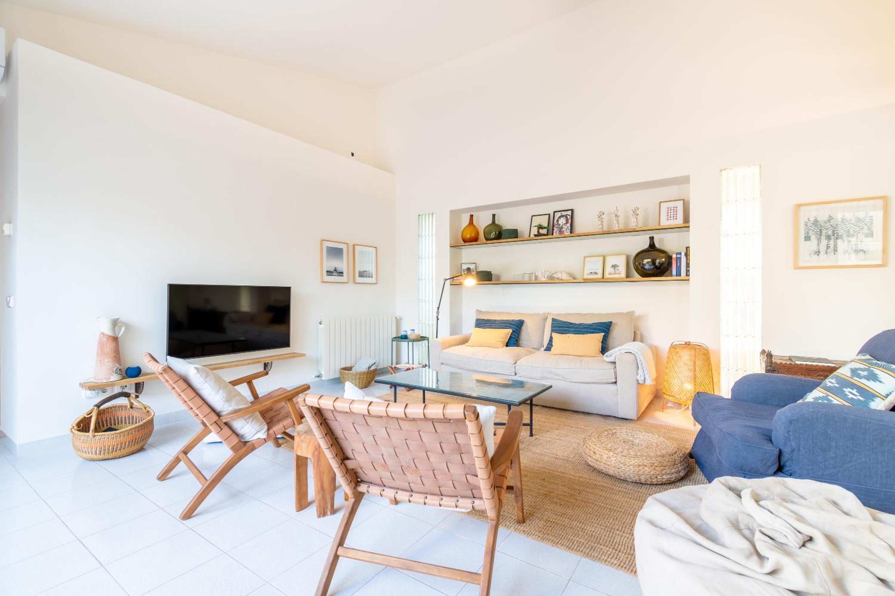 Villa con vistas al jardín