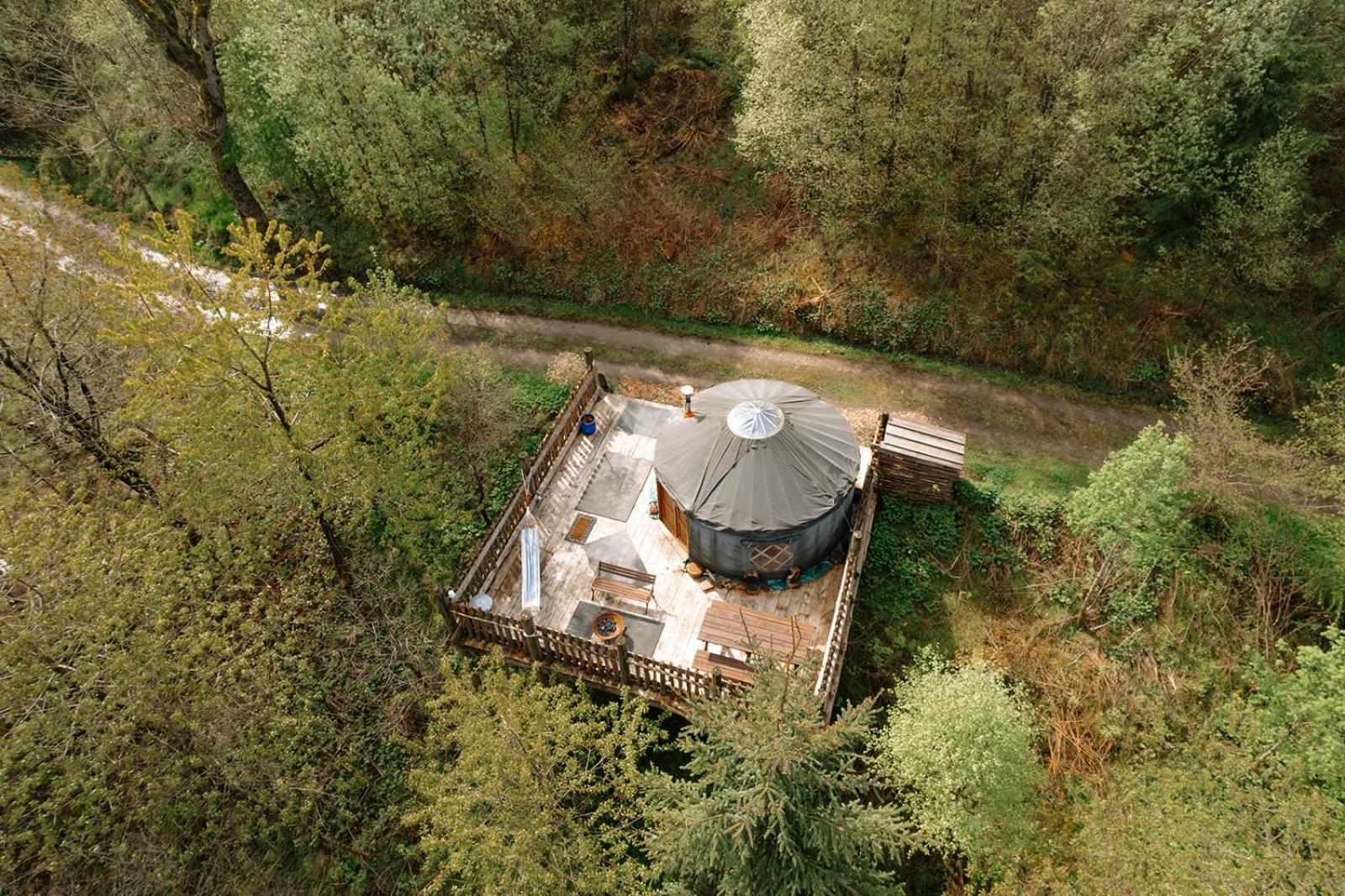 Tree House view Yurt photo 2