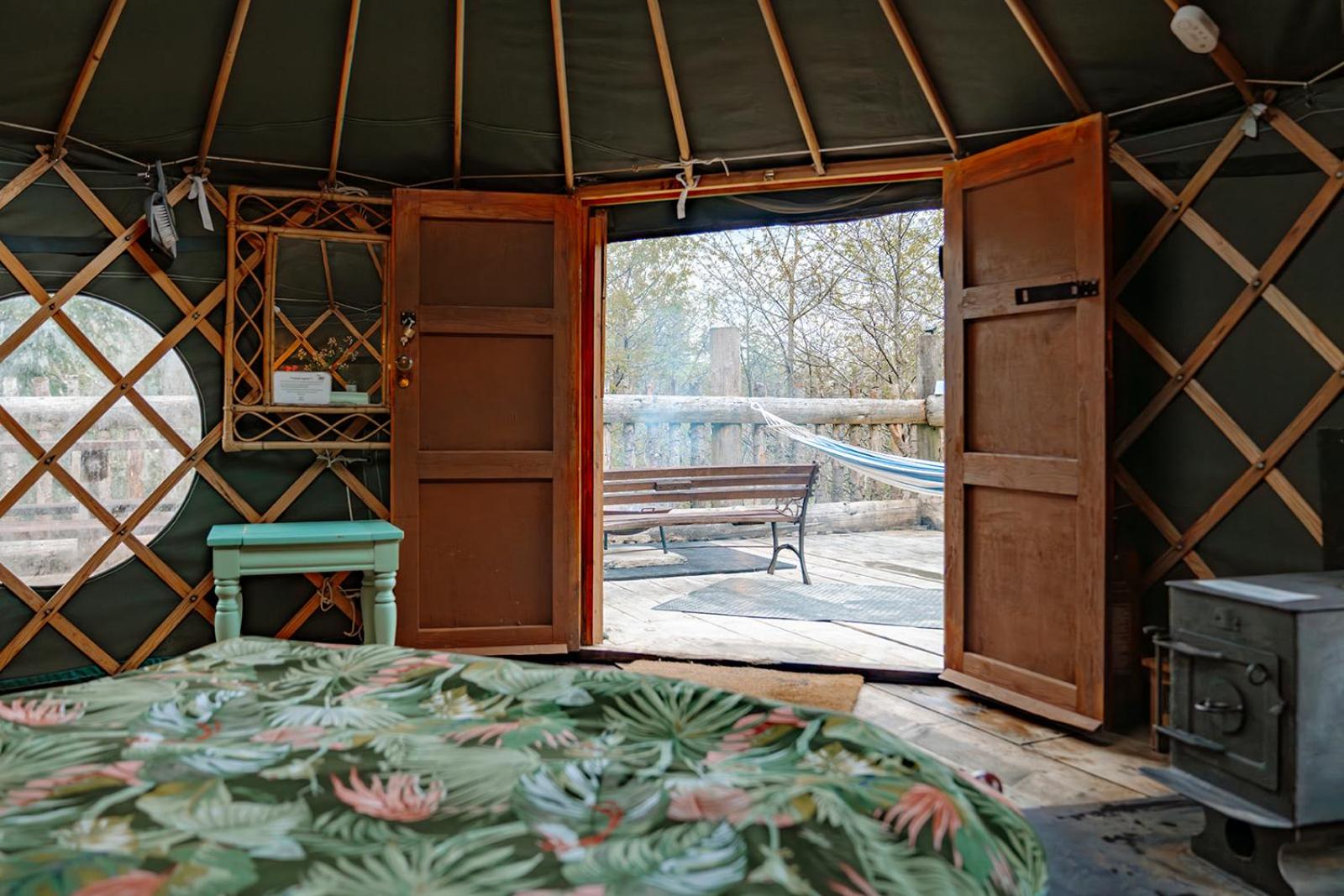 Tree House view Yurt photo 3