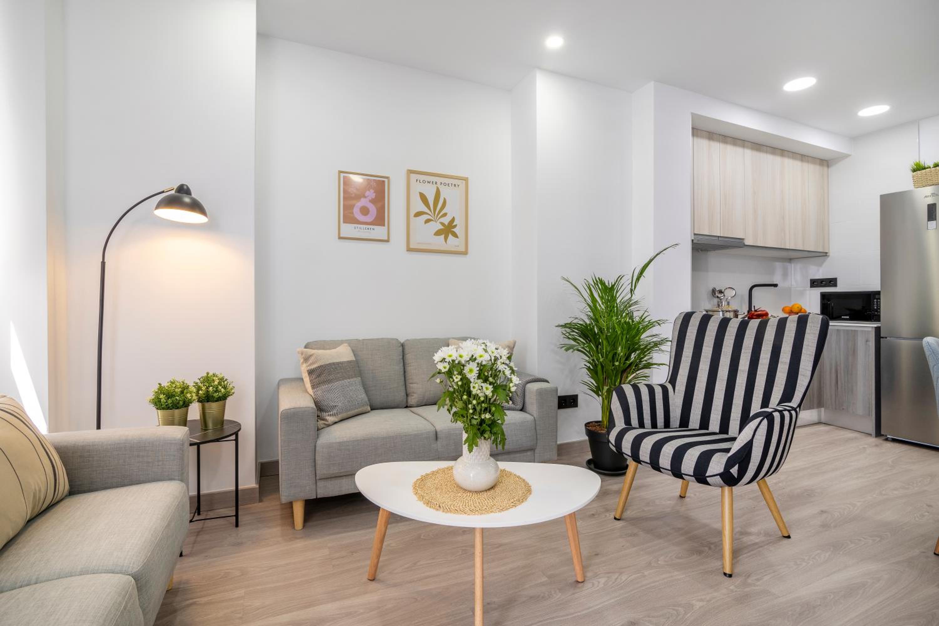 Apartamento de dos habitaciones