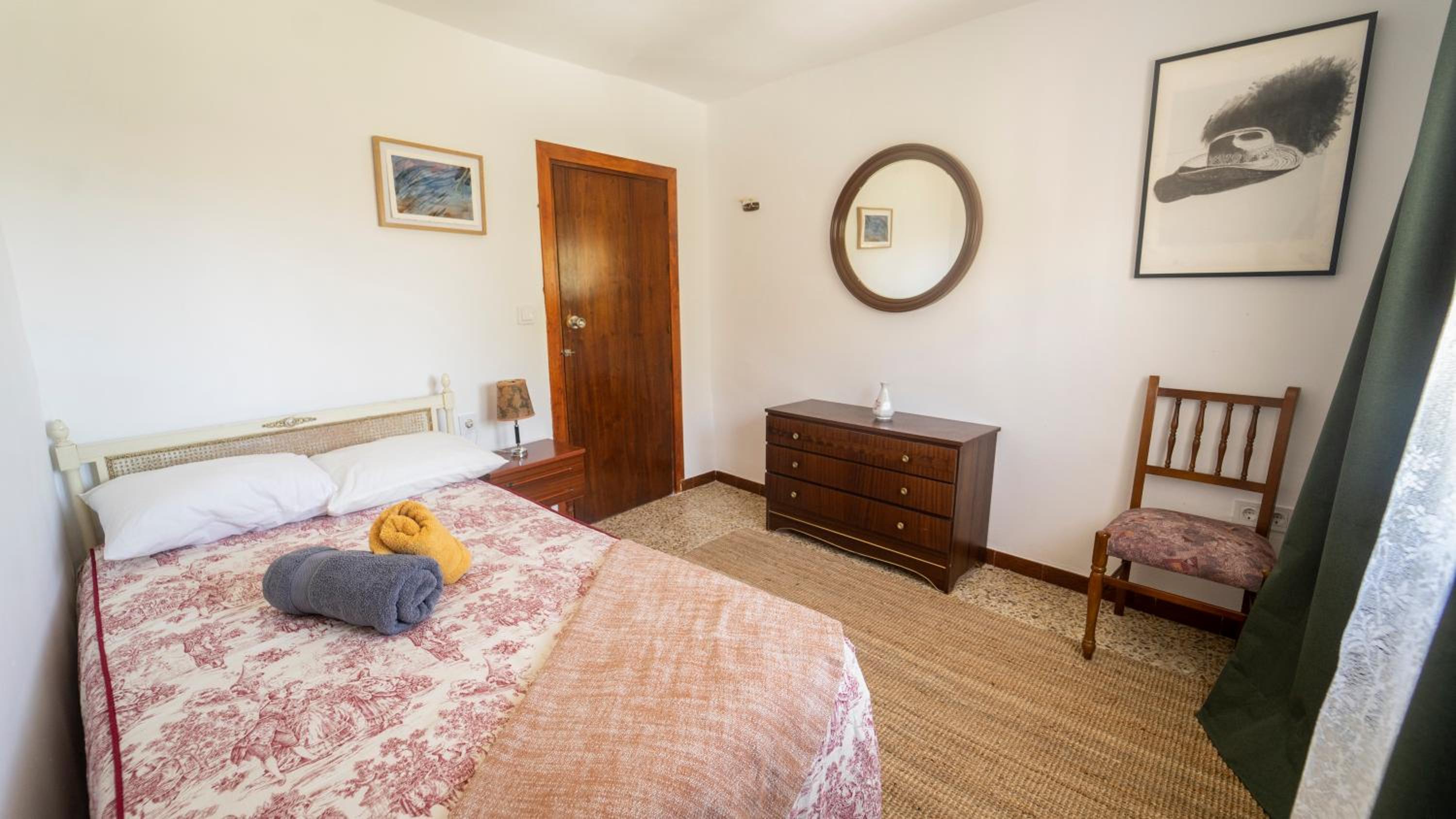 Habitación individual con vista a la montaña
