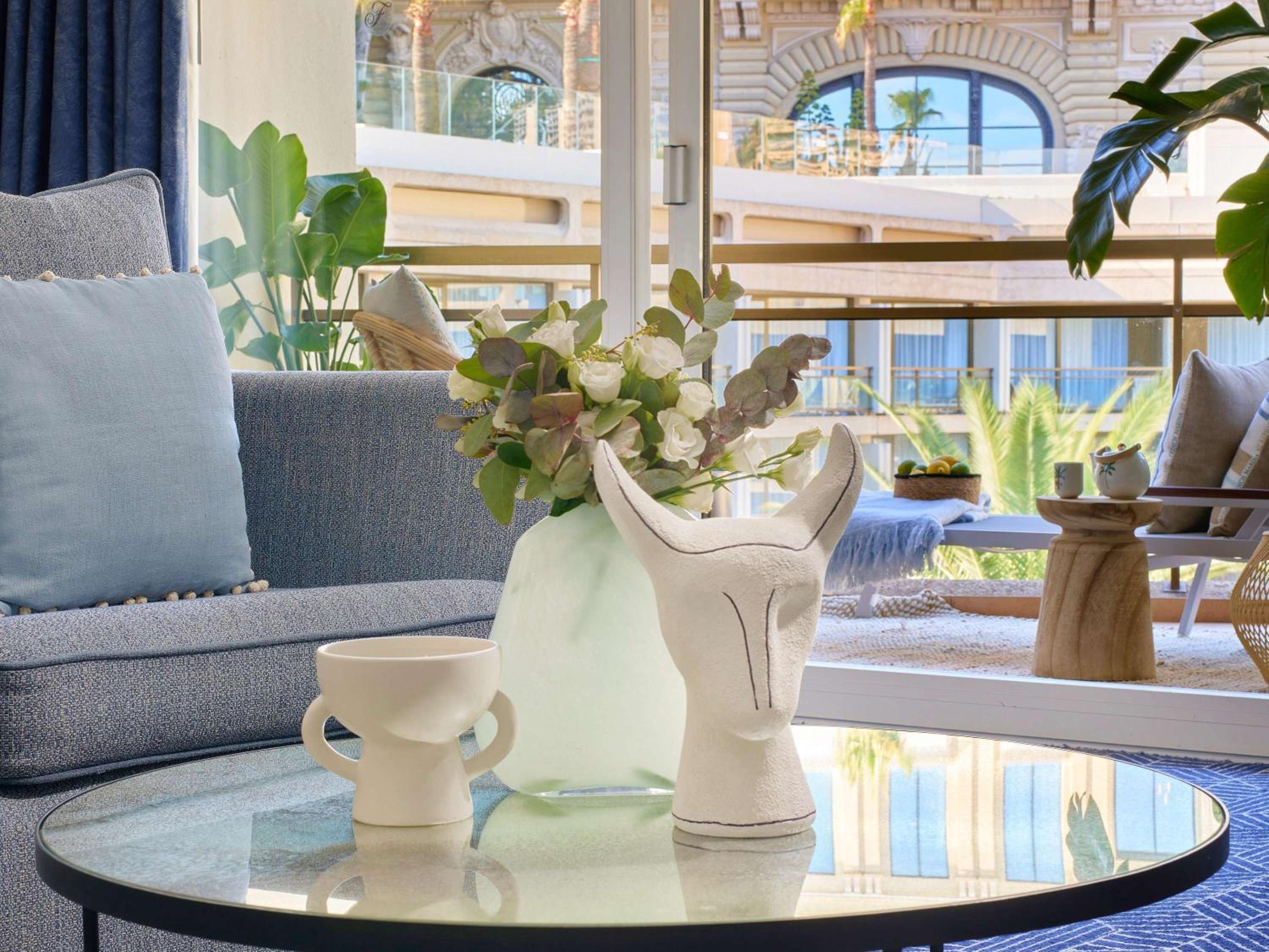 Junior Suite with Two Double Beds and Garden View