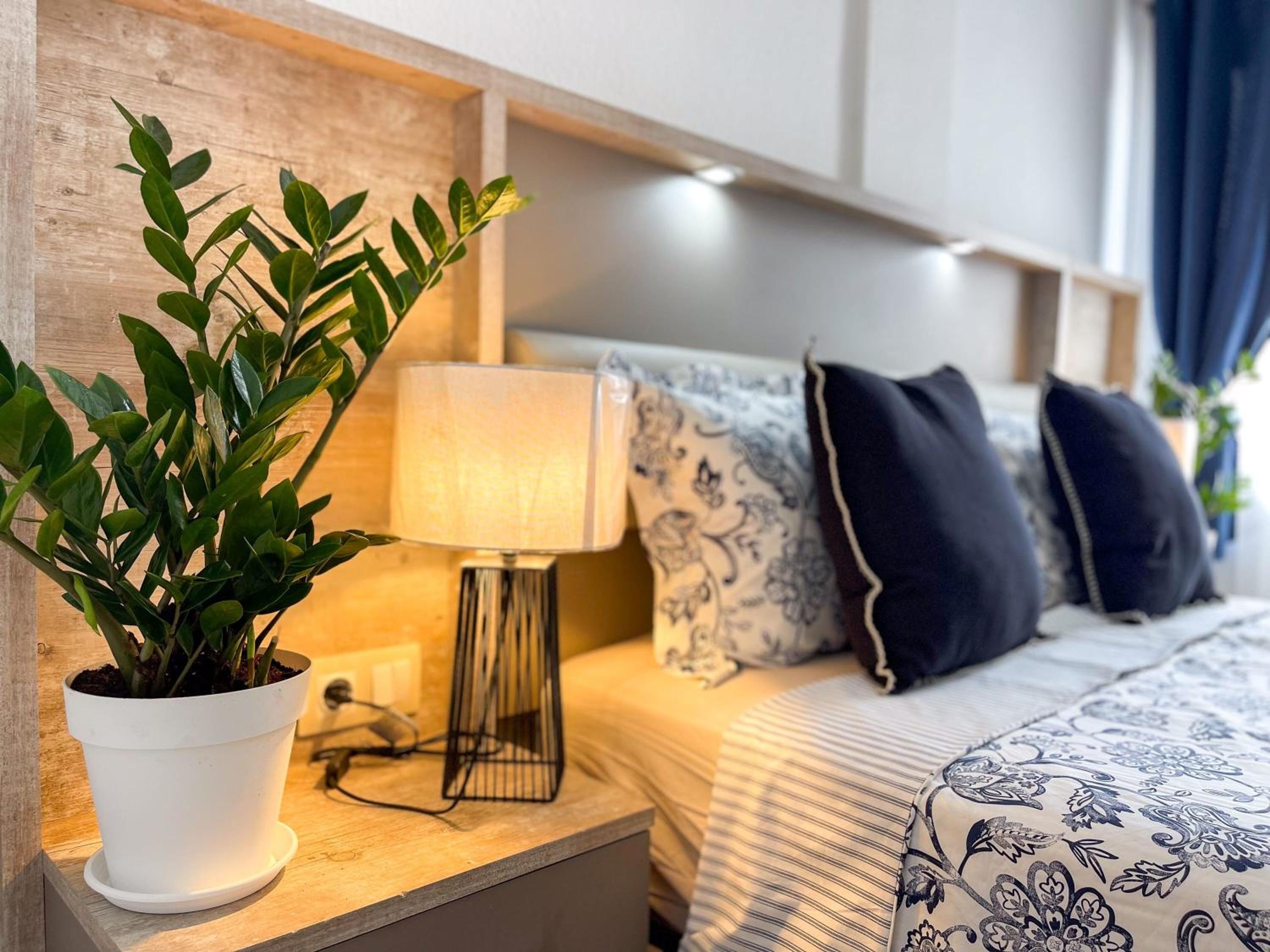 Apartamento con vista a la piscina