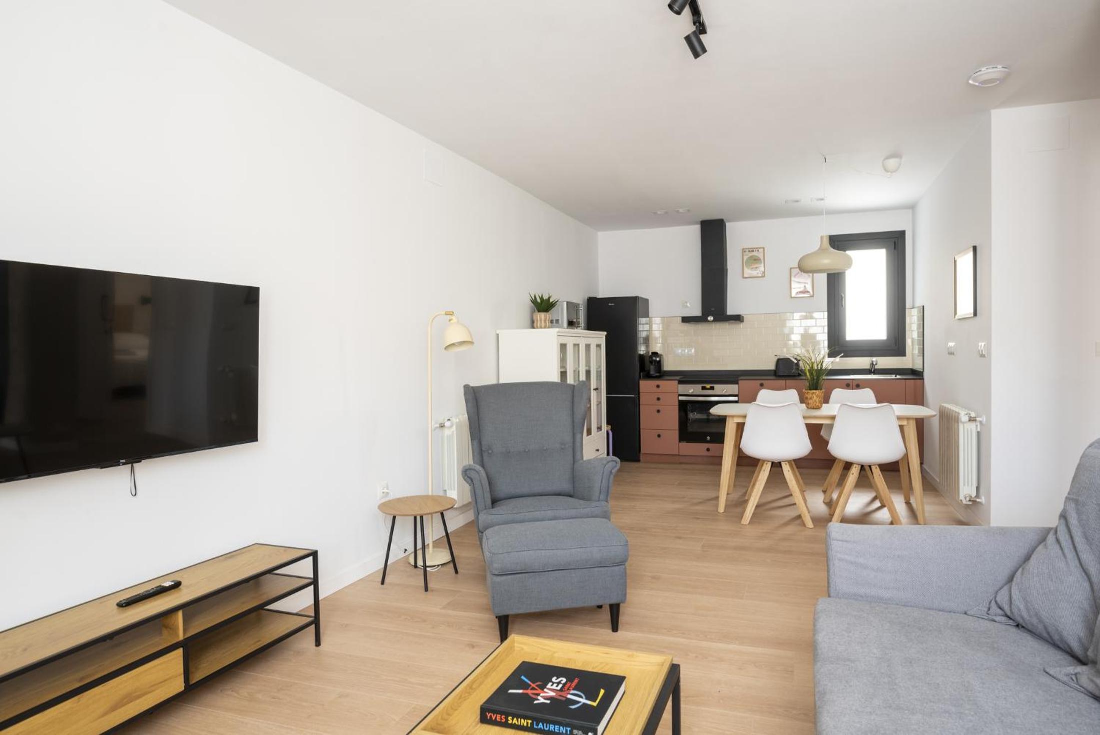 Apartamento de dos habitaciones