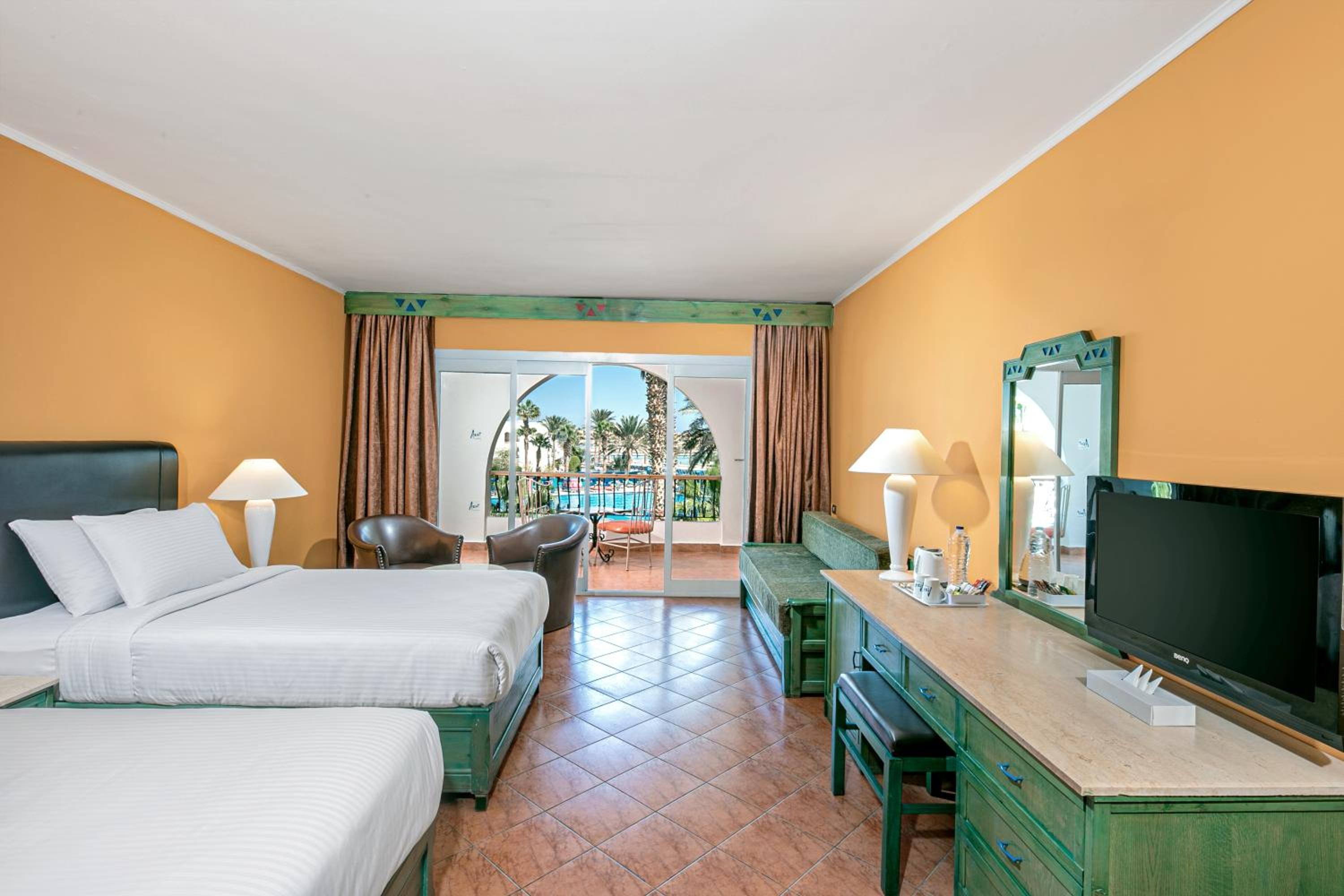 Standard Double Room With Extra Bed Pool View