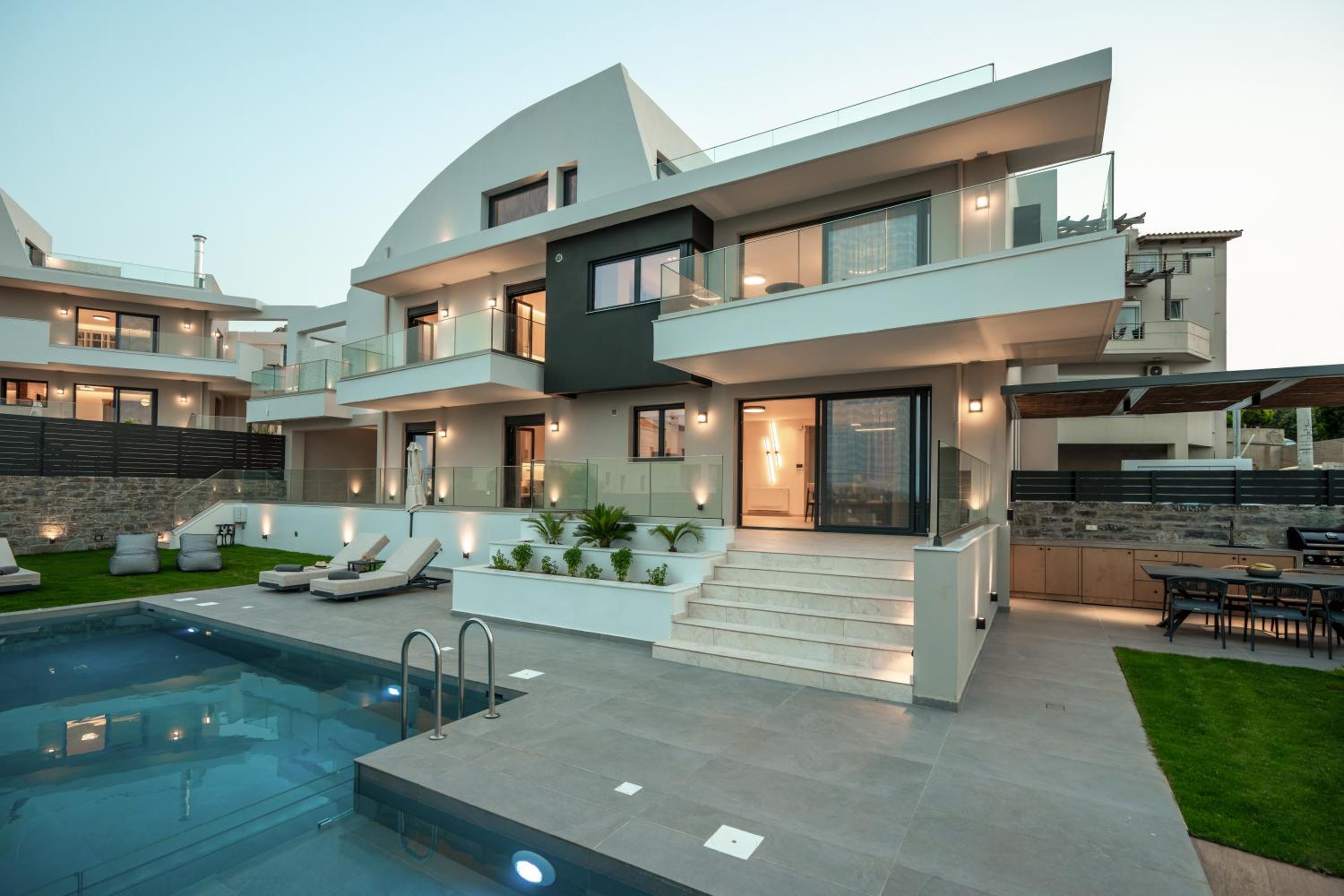 Anama Villa I, with Pool & Town View photo 3