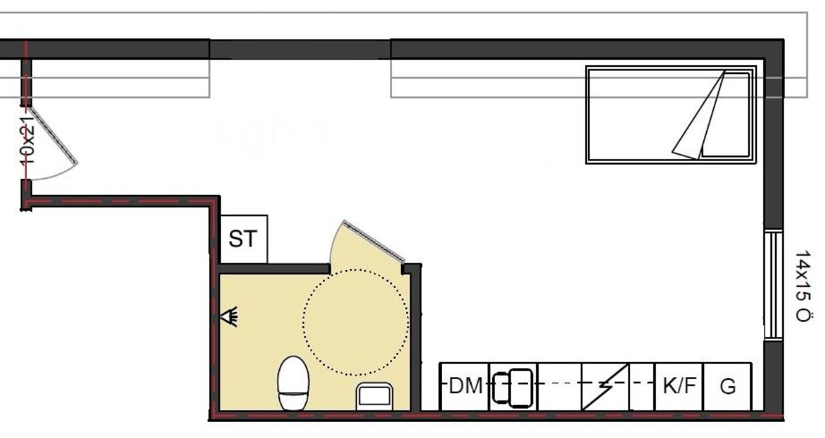 One-Bedroom Apartment photo 2