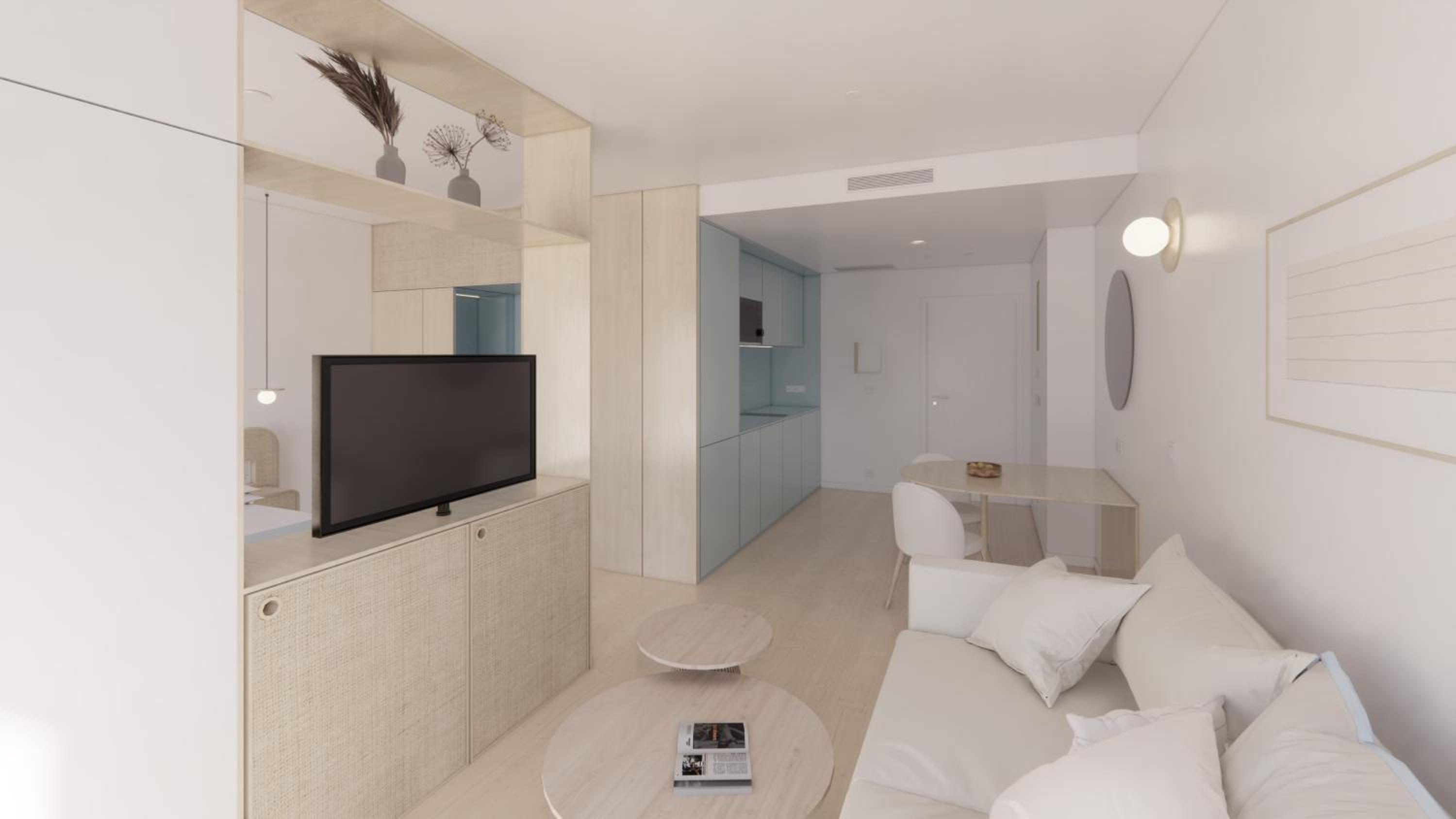 Suite de una habitación con sofá cama