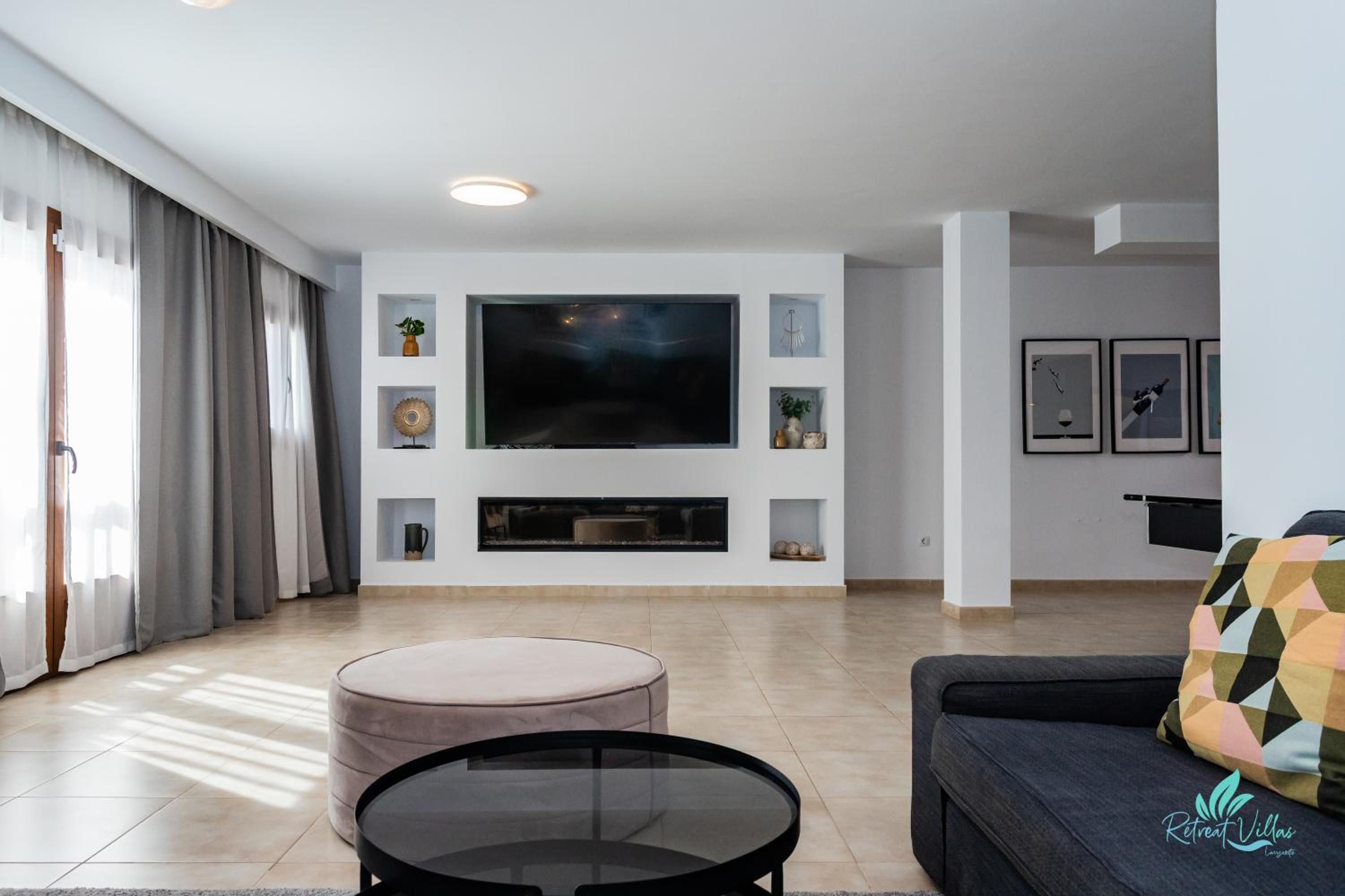Villa con vistas al jardín