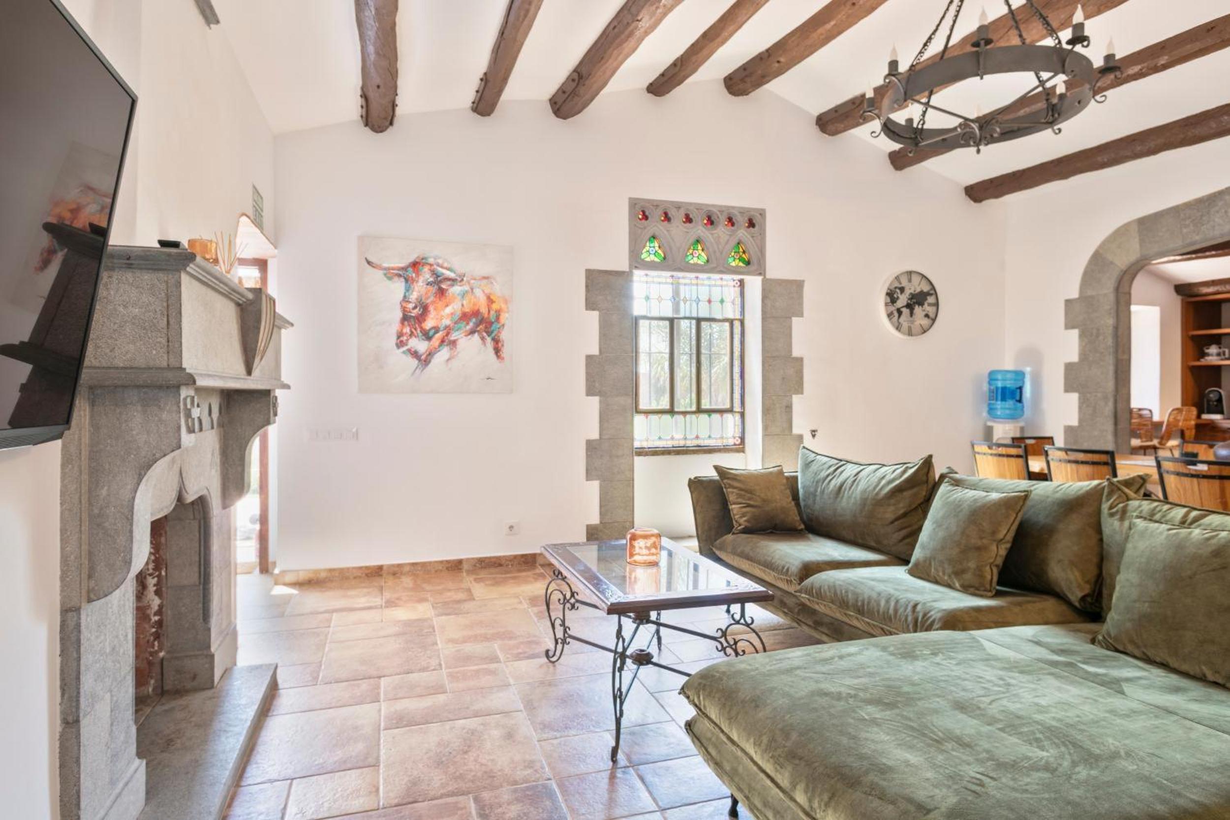 Villa con vistas al jardín