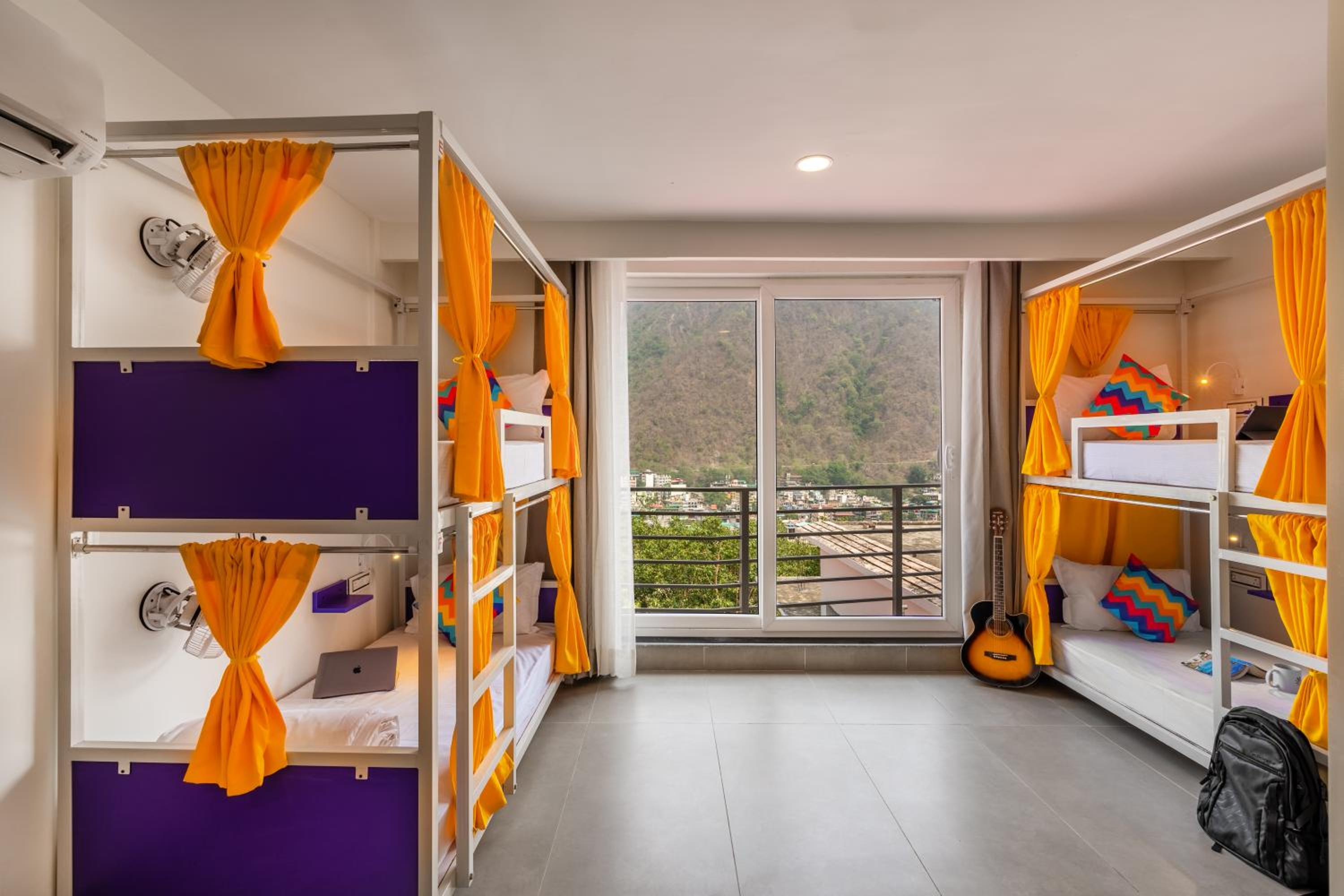 Bed in 6 Bed Female Only A/C Dormitory Room with Balcony and Ensuite Bathroom photo 1
