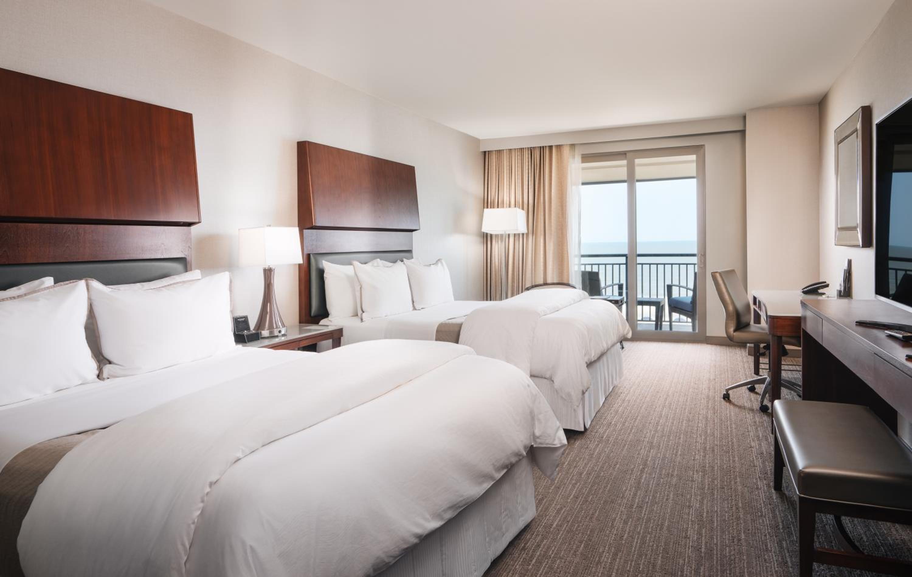 Ocean Front, Guest room, 2 Queen, Balcony photo 1
