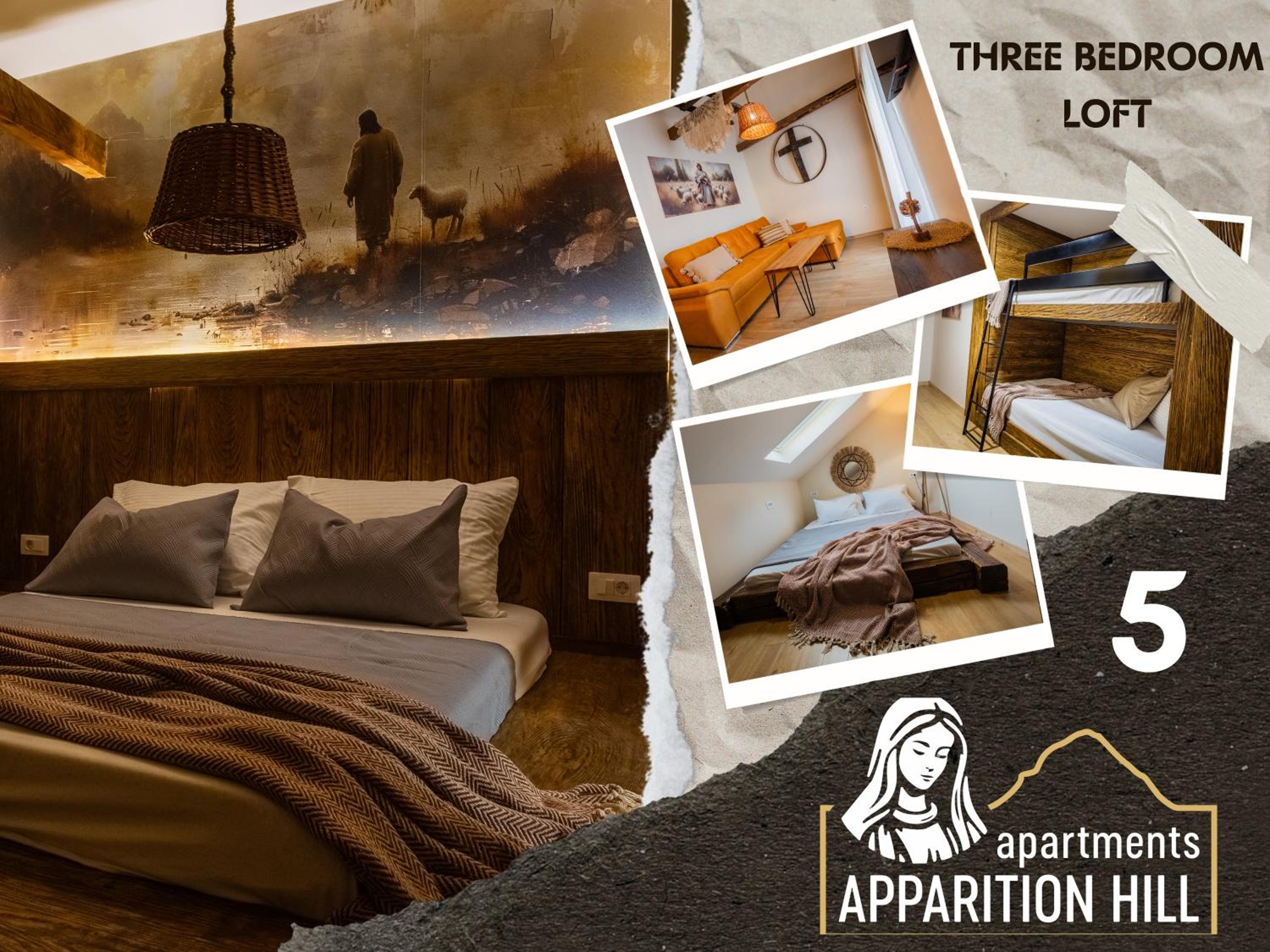 Three-Bedroom Loft Apartment