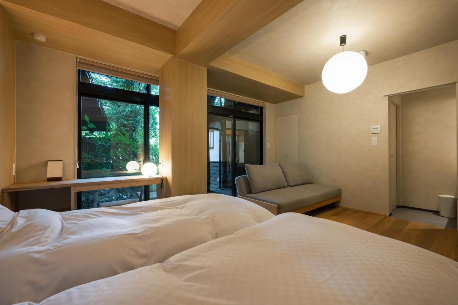 Twin Room with Open-Air Bath