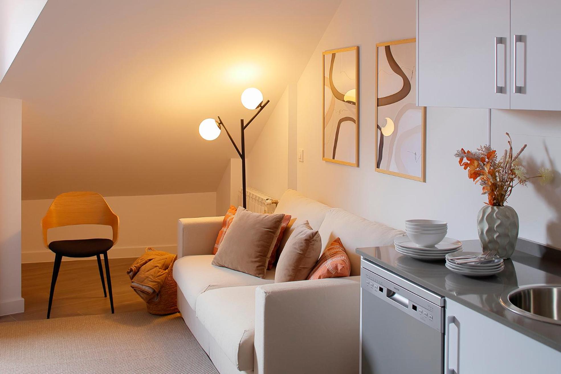 Apartamento de dos habitaciones