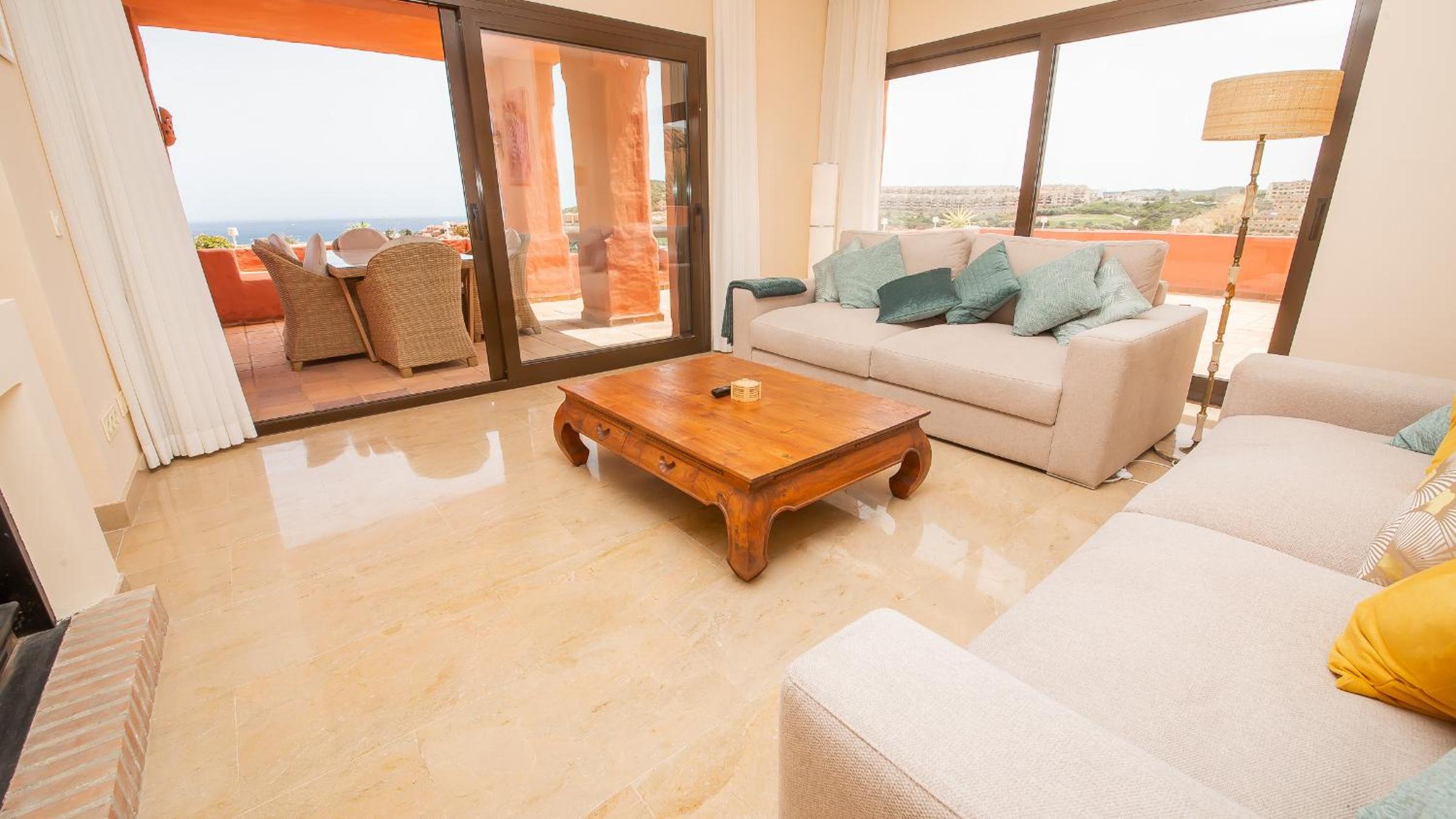 Apartamento con vista al mar
