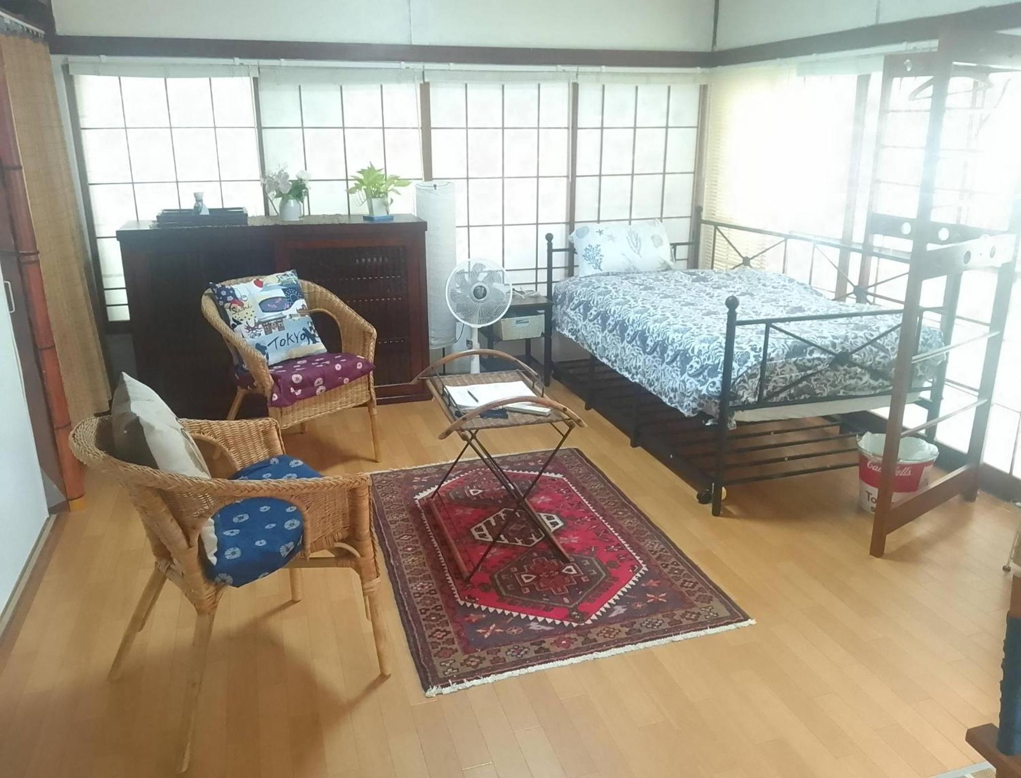 带花园景观的单人房