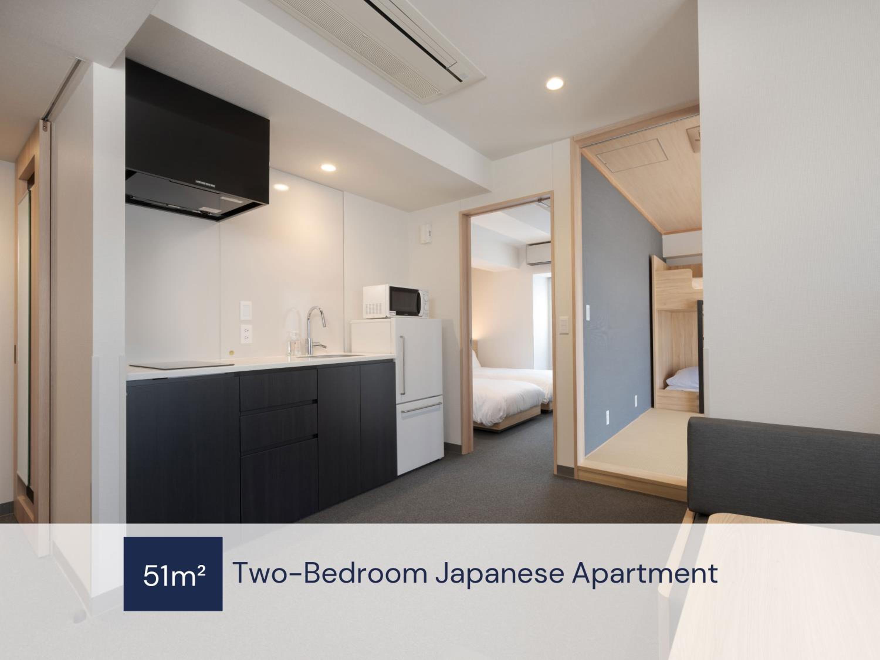 Two-Bedroom Japanese Apartment