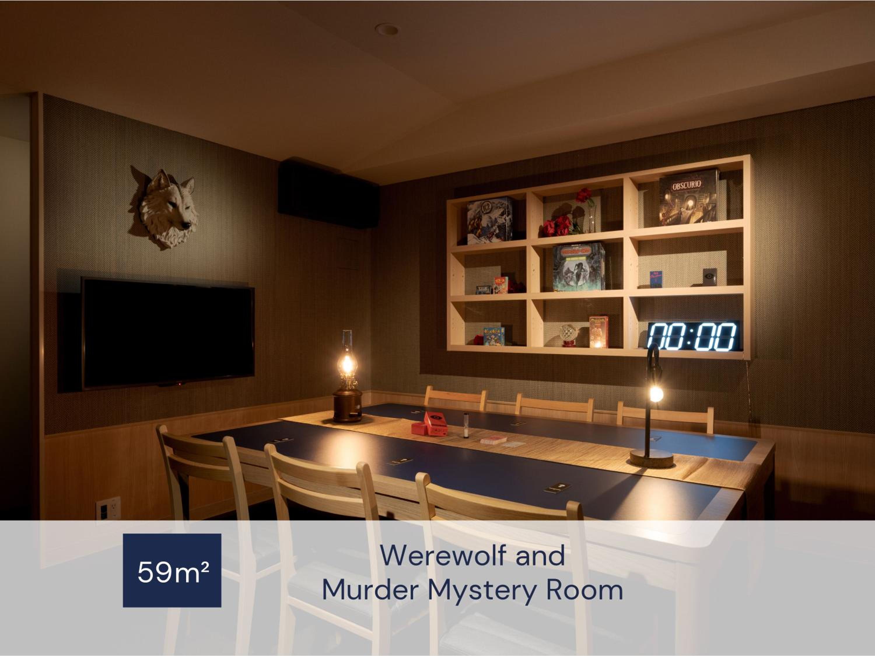 Werewolf and Murder Mystery Room