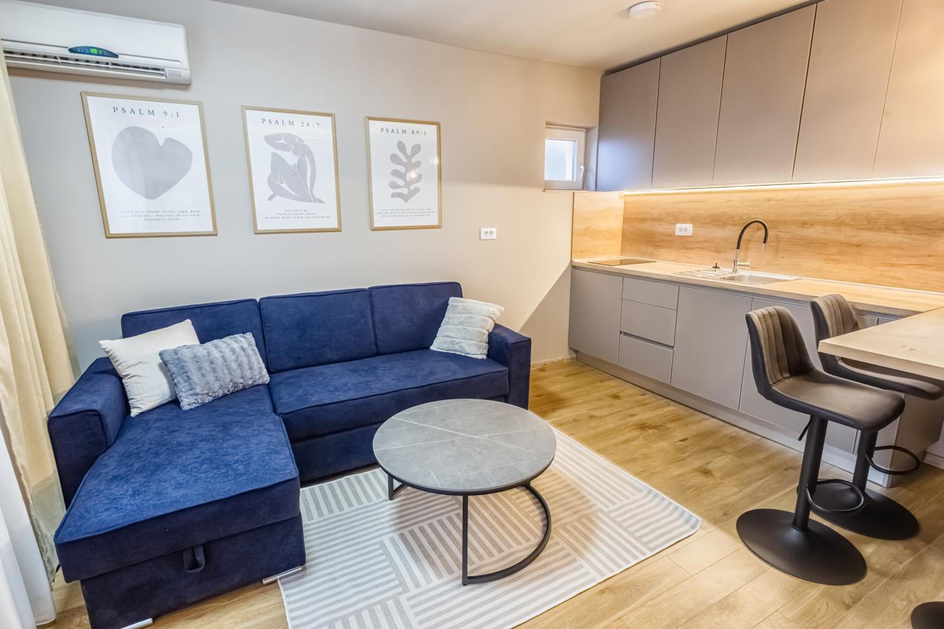One-Bedroom Apartment with Balcony and City View