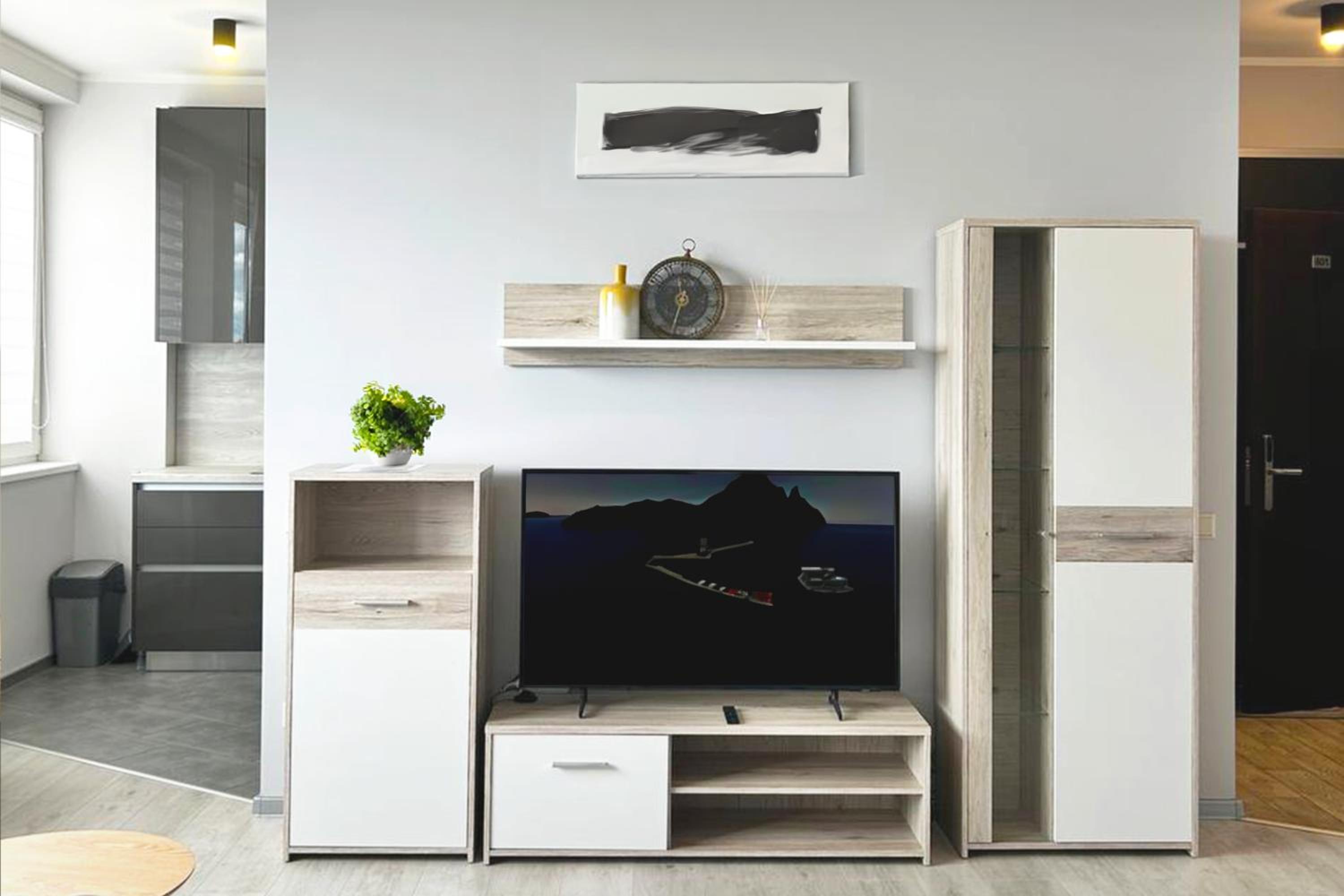 One-Bedroom Apartment with City View