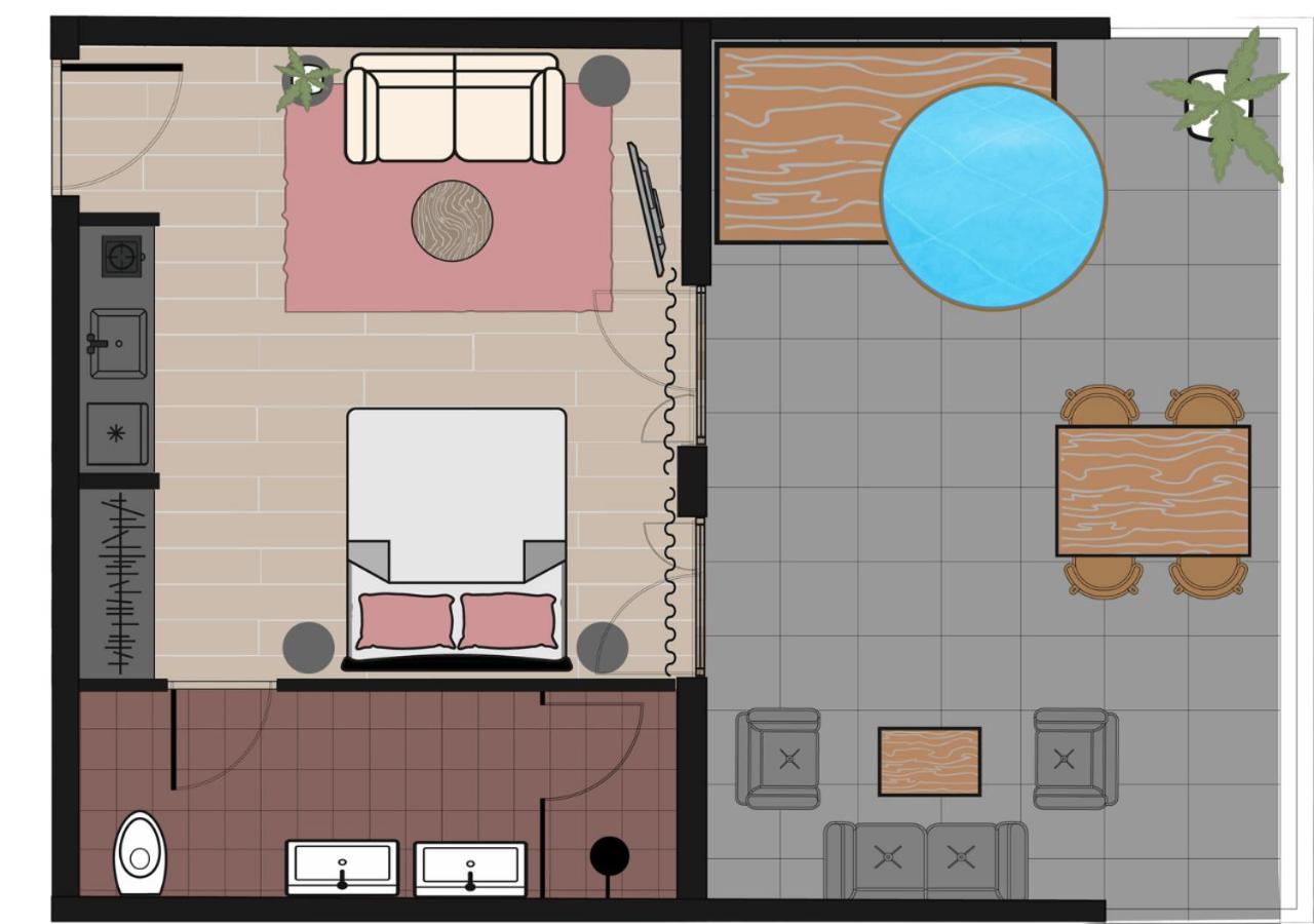 Studio Apartment with Terrace and Plunge Pool - Photo 25