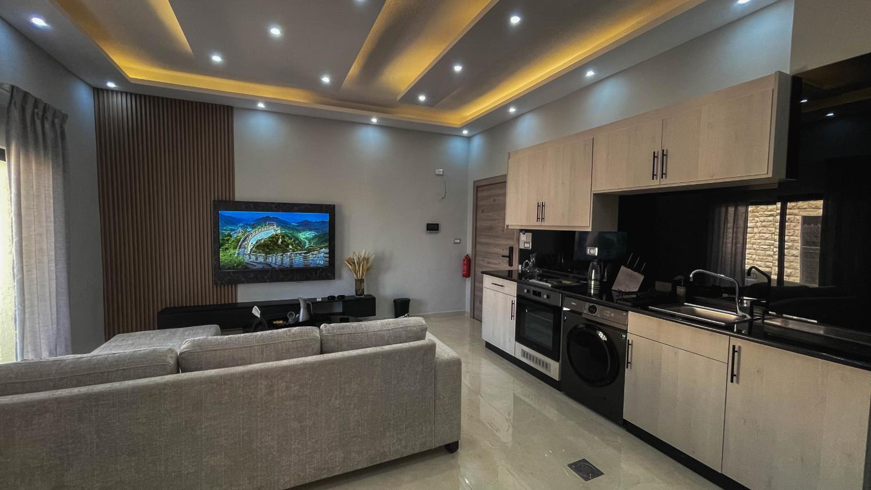 Deluxe One-Bedroom Apartment with City View