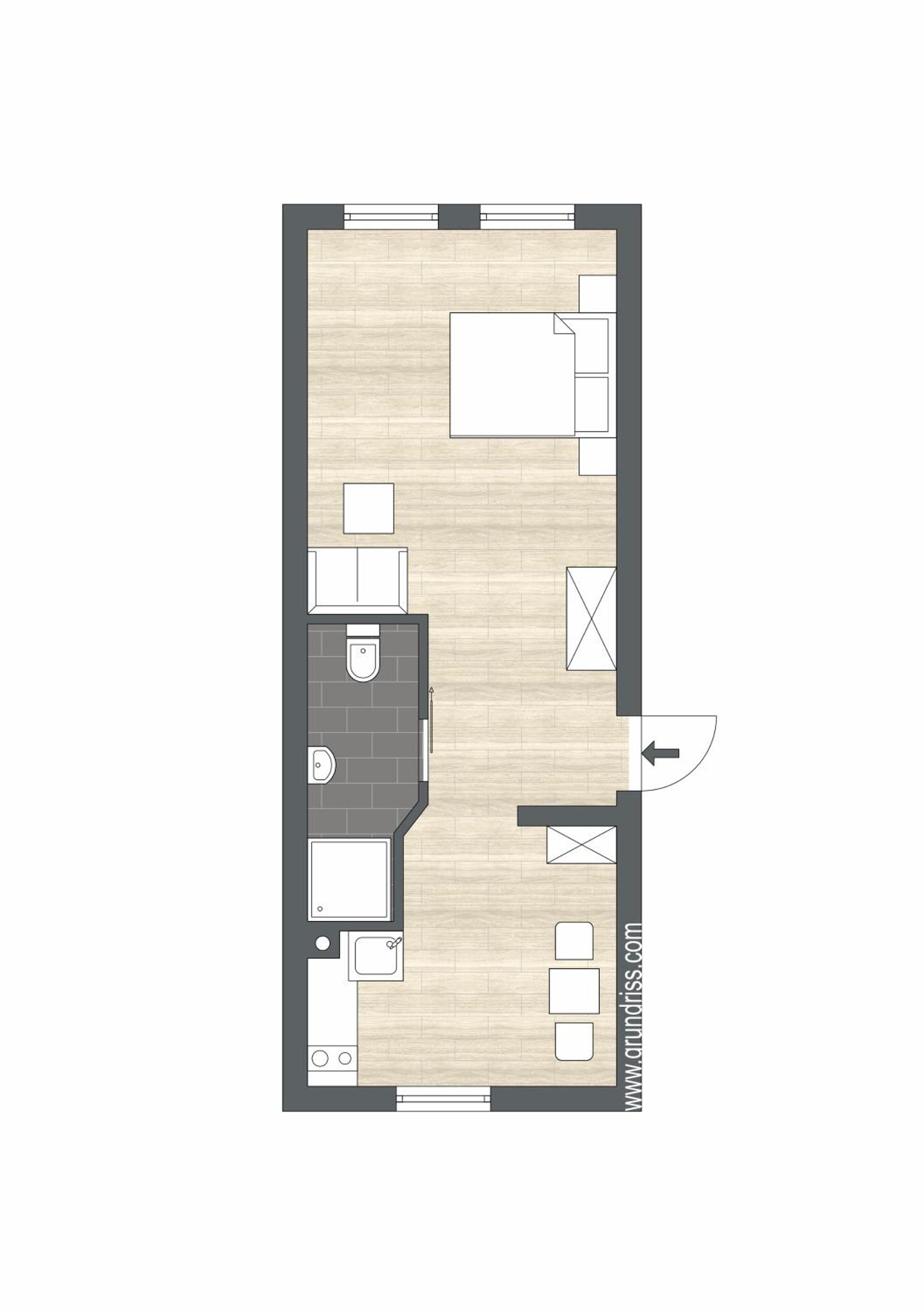One-Bedroom Apartment photo 3