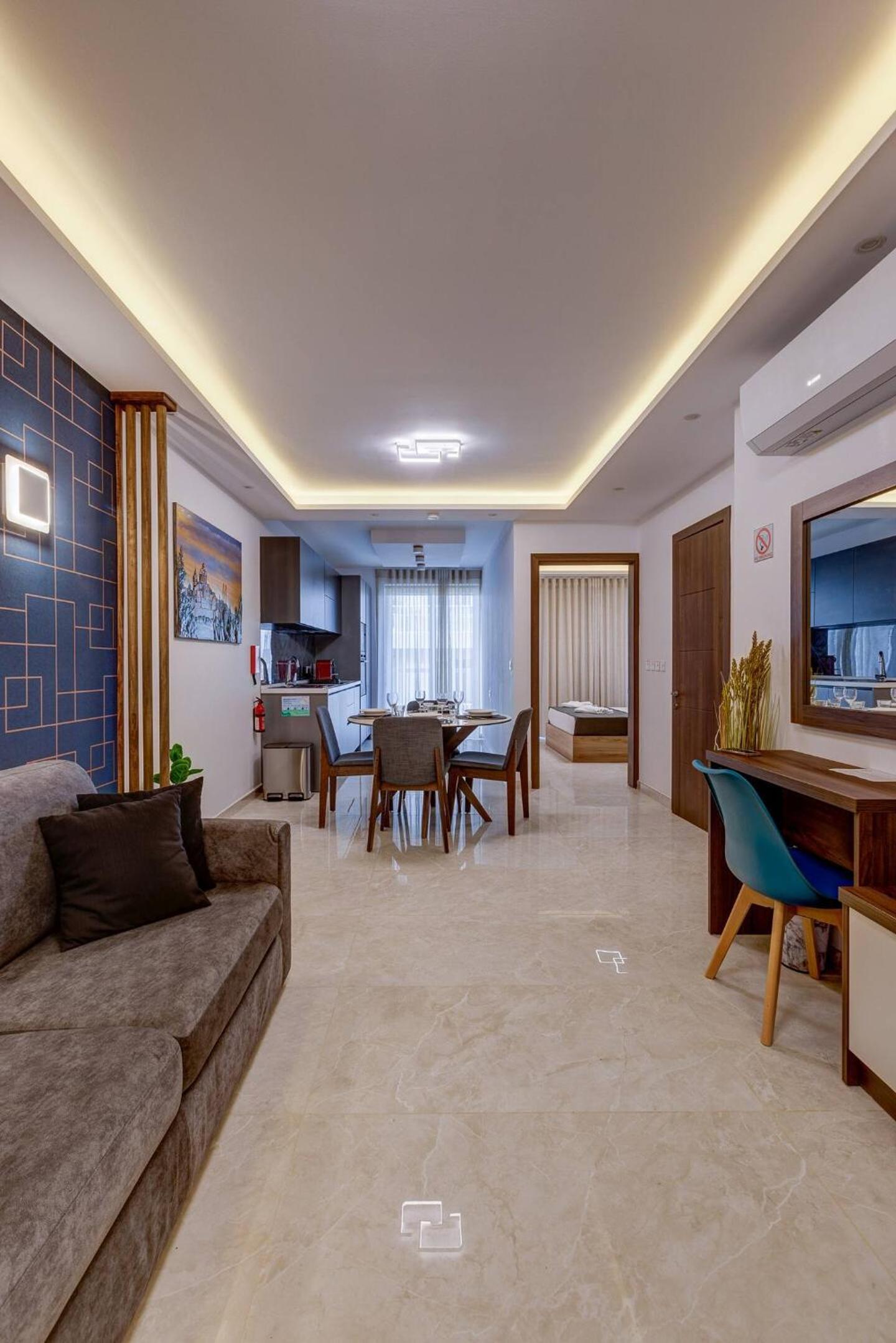 Studio with Balcony
