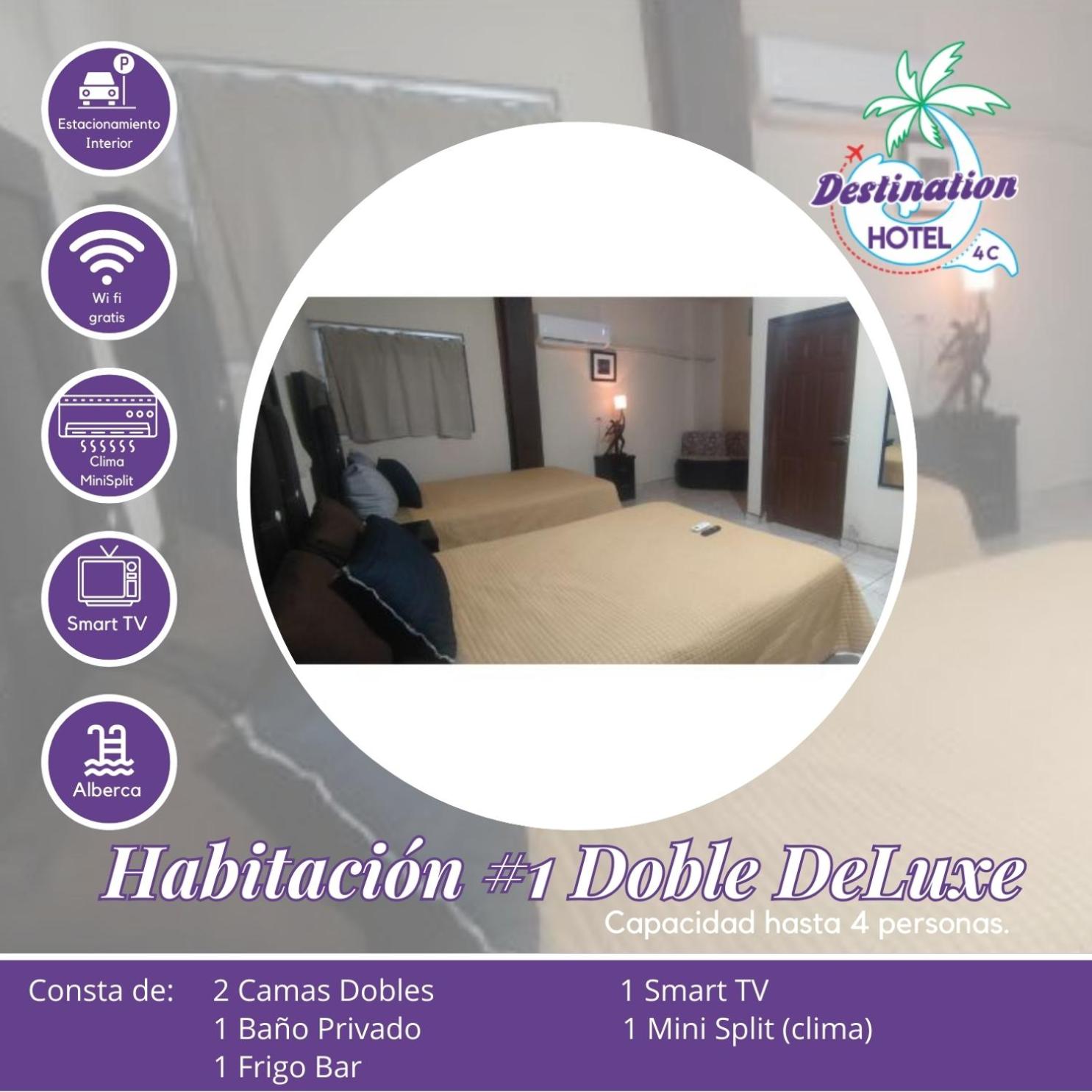 Deluxe Double Room With Two Double Beds
