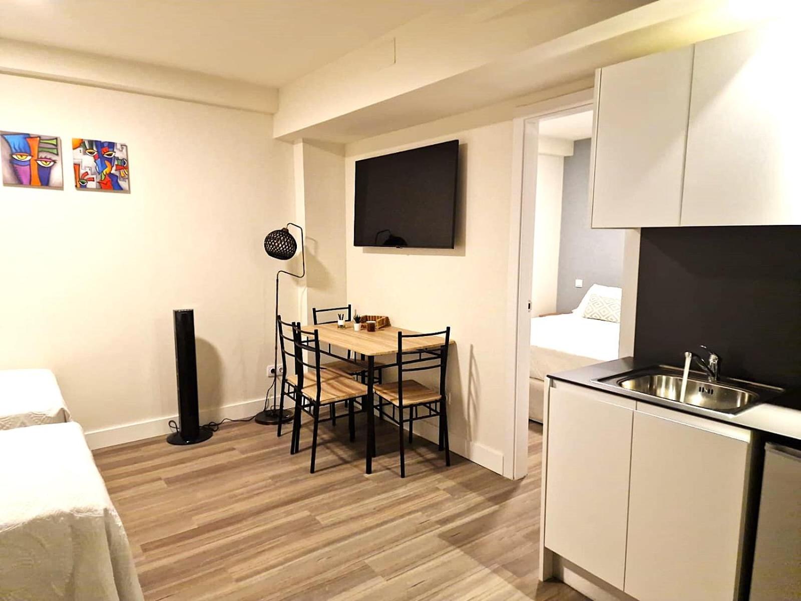 Apartamento de dos habitaciones