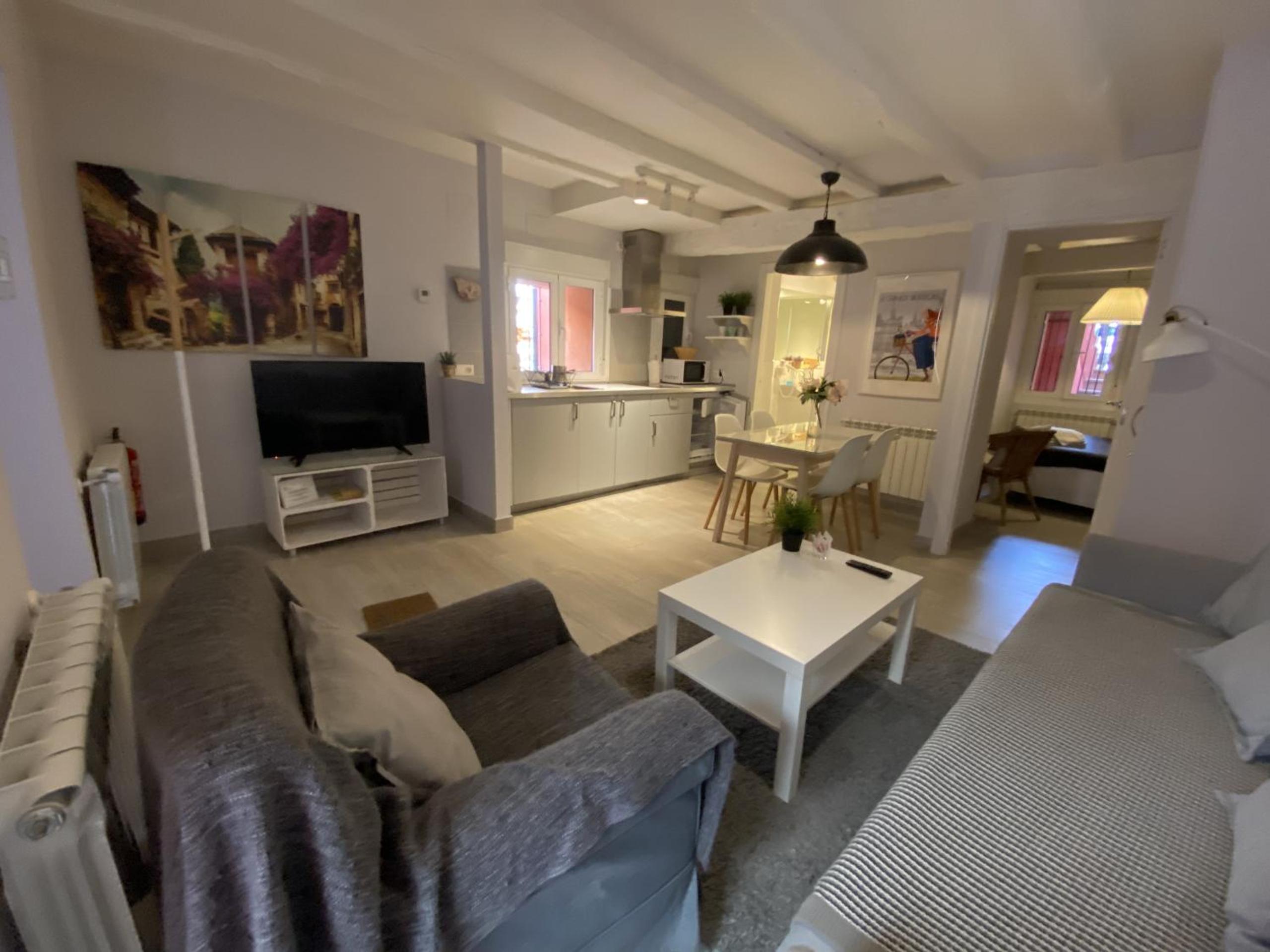 Apartamento de una habitación con sofá cama
