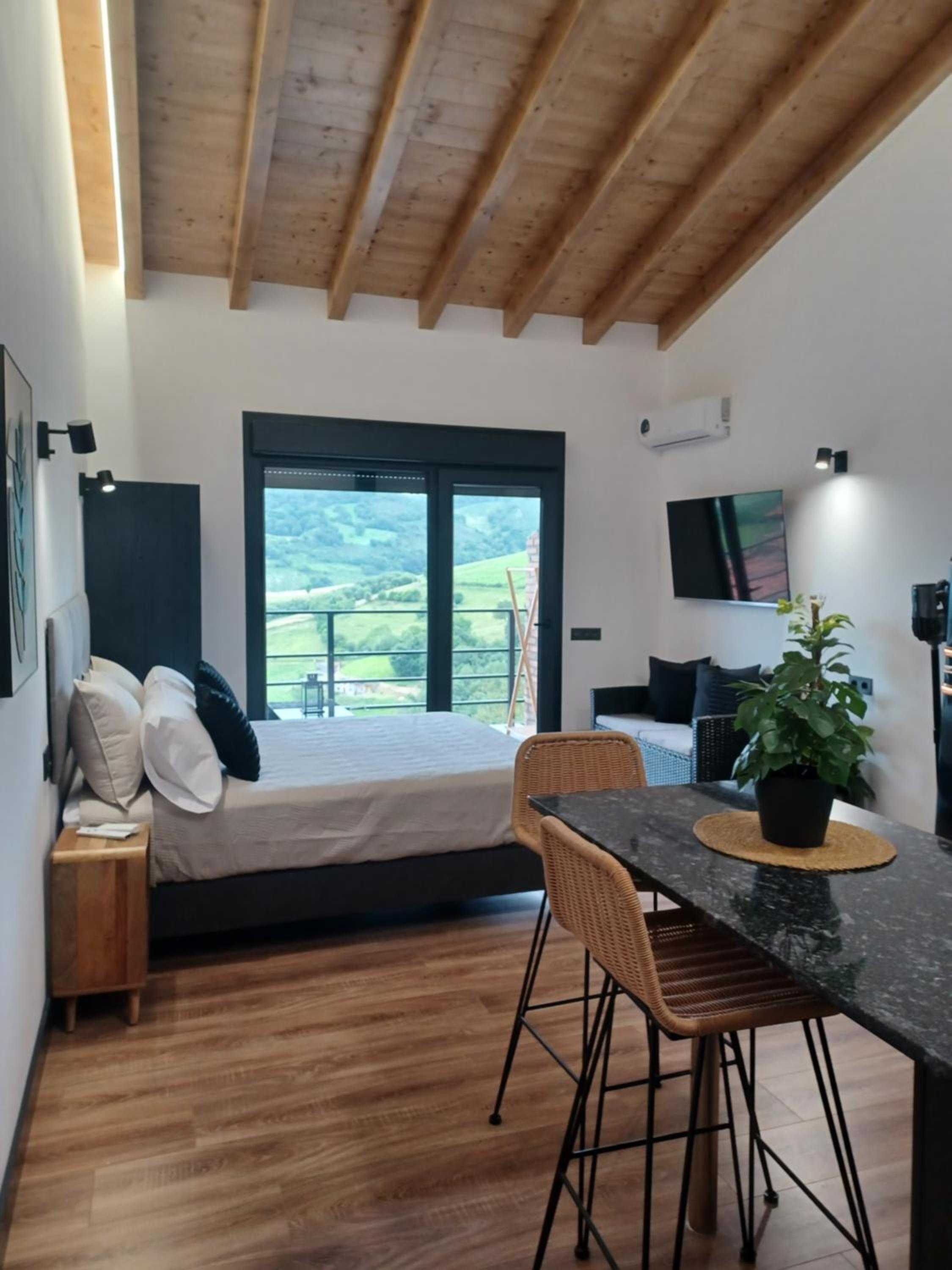 Estudio con Balcón