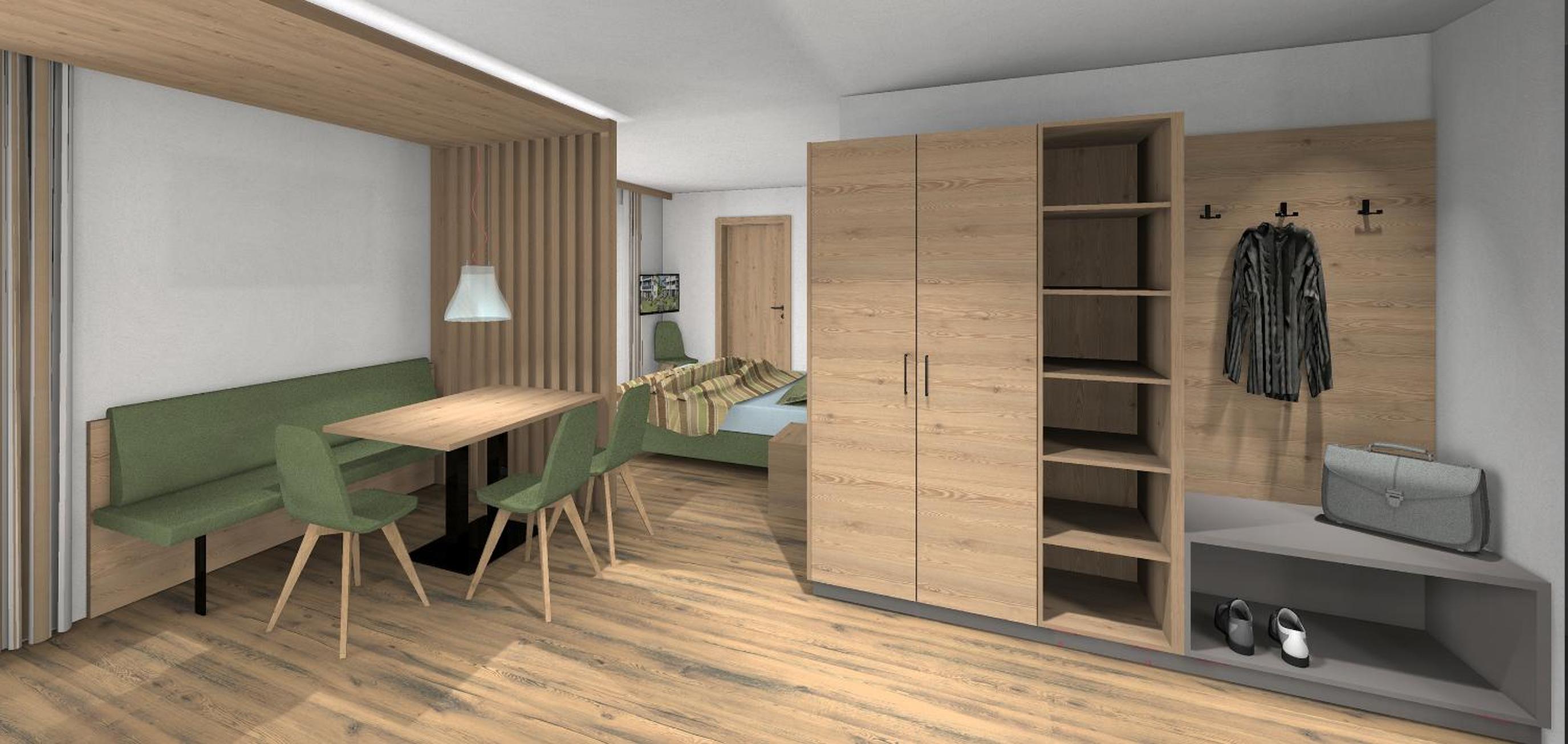 Studio Apartment with Balcony photo 2