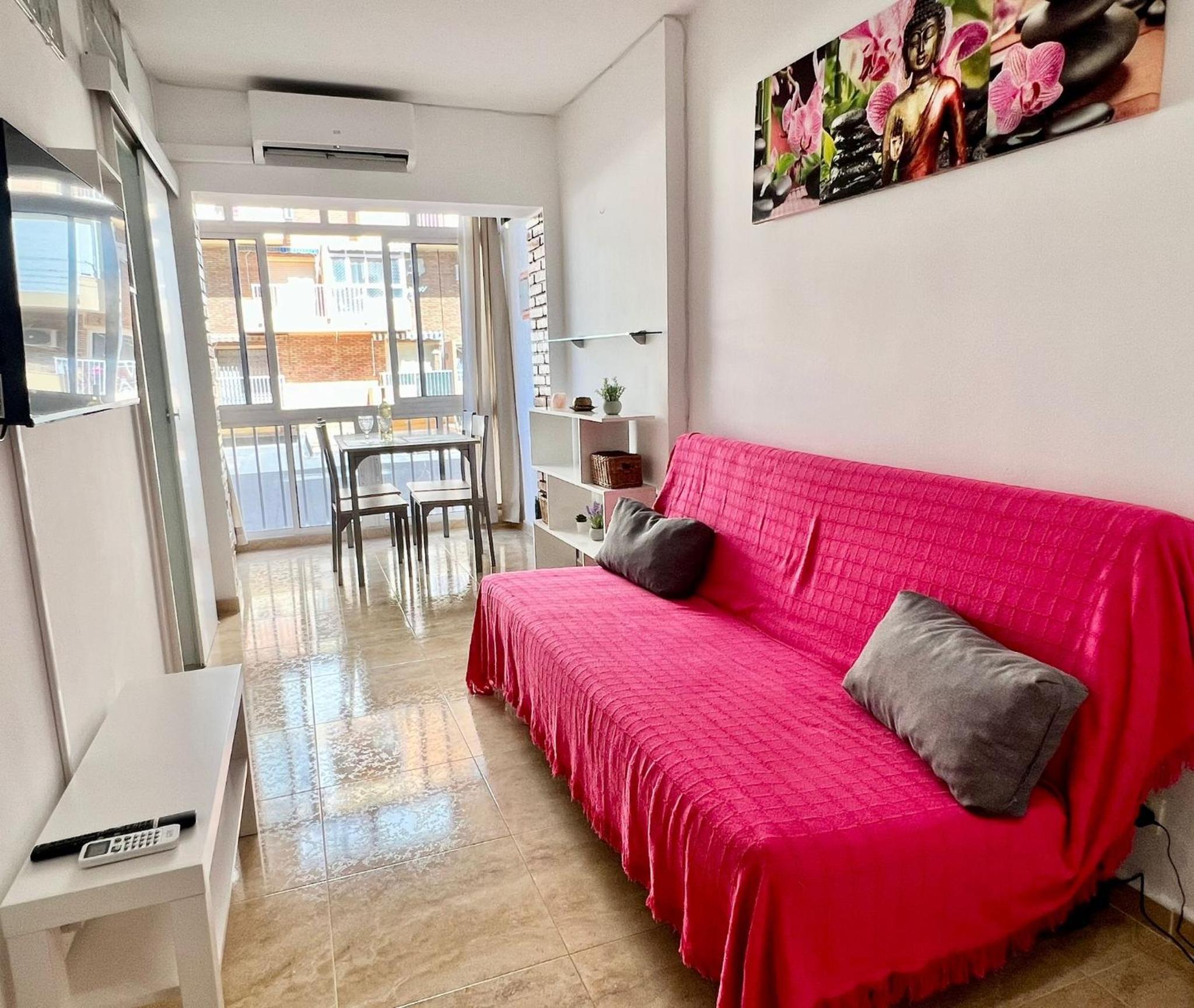 Apartamento con vista al jardín