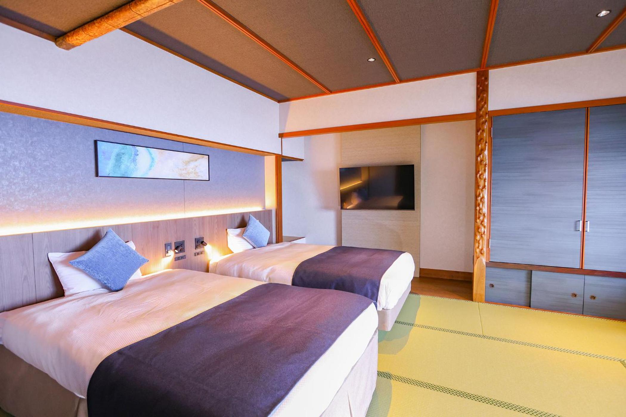 Superior Japanese-Style Twin Beds(Sea Side) - Shower Only - Non-Smoking - Photo 1