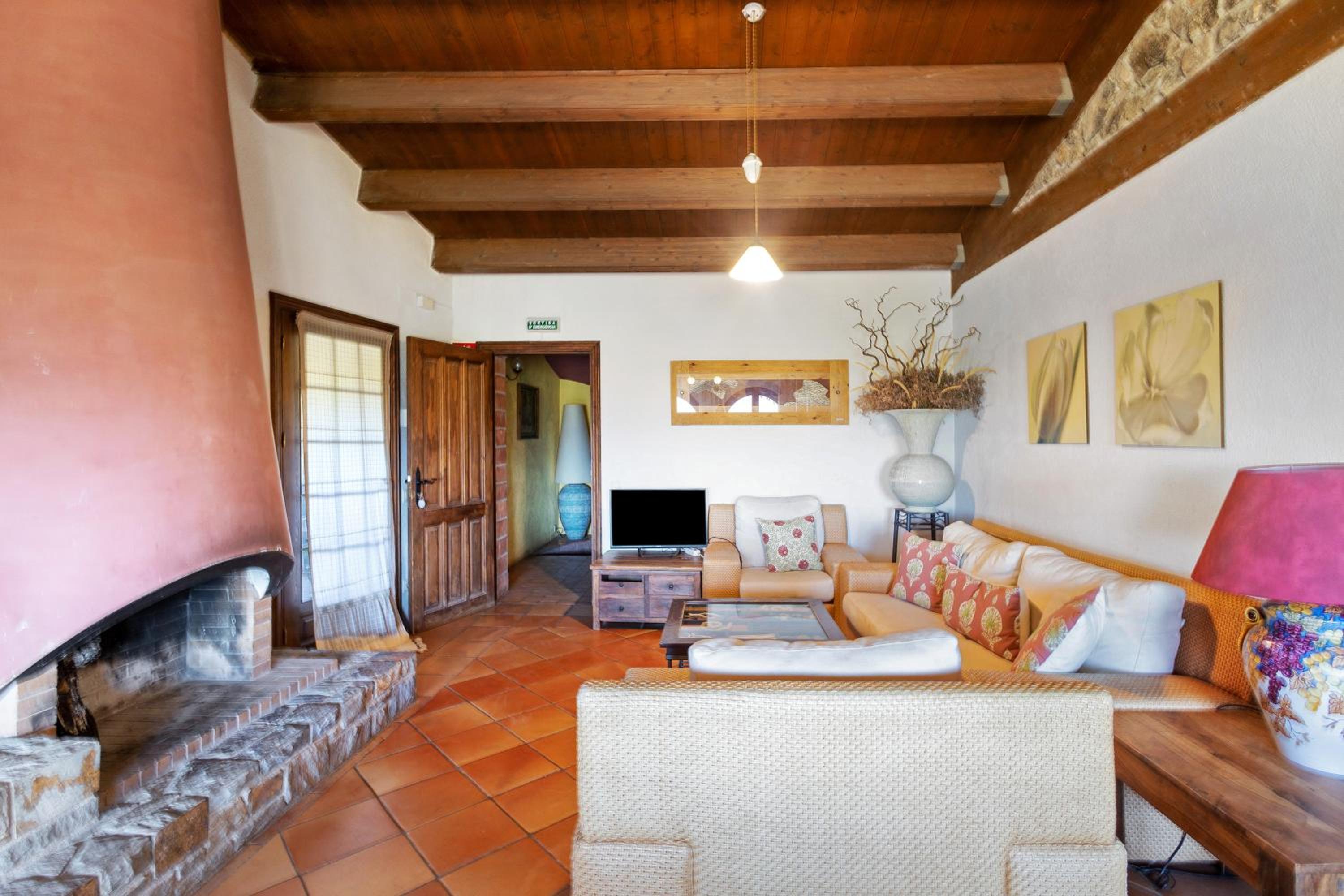 Villa con vistas al jardín