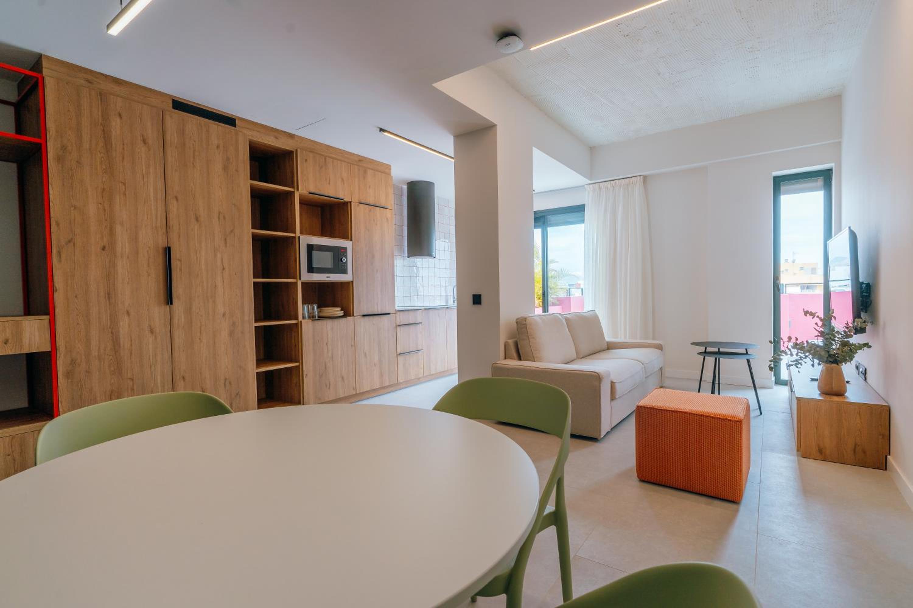 Apartamento de una habitación con terraza