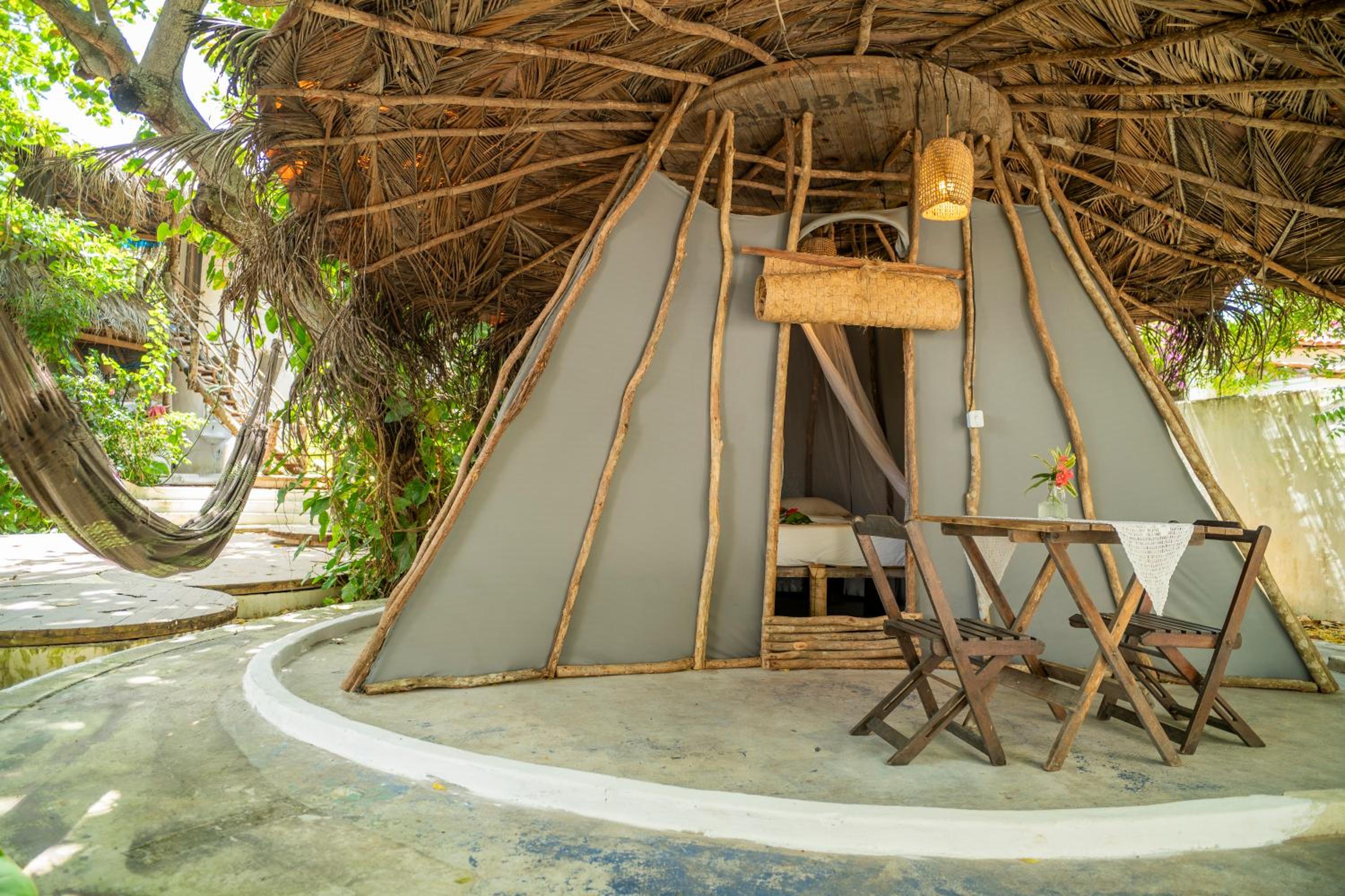 Family Tent with Private Bathroom