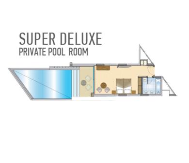 Super Deluxe Room with Private Pool (16+ years old) - Photo 3