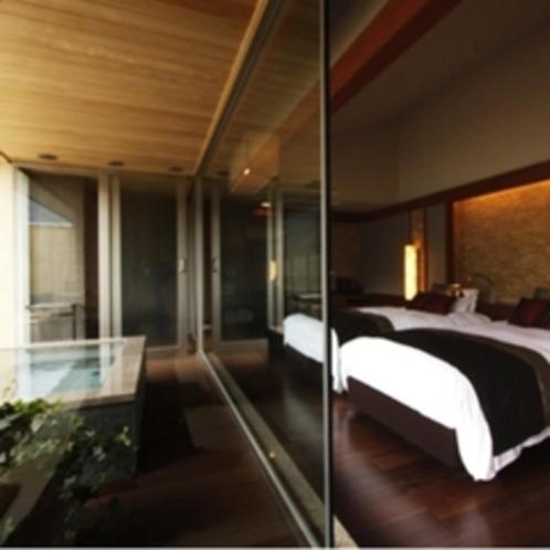 Twin Room with Tatami Area with Open-Air Bath - OMOI